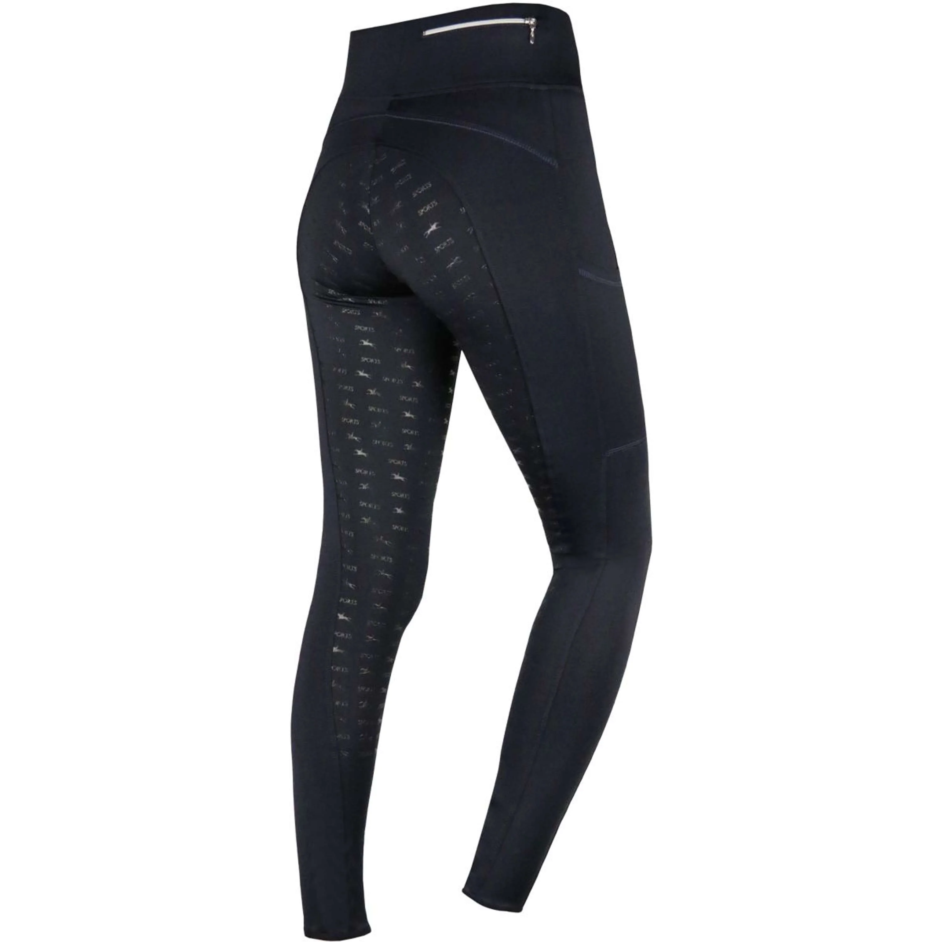 Schockemöhle Legging d'Équitation Equinox Pocket Full Grip Ocean - Image 2