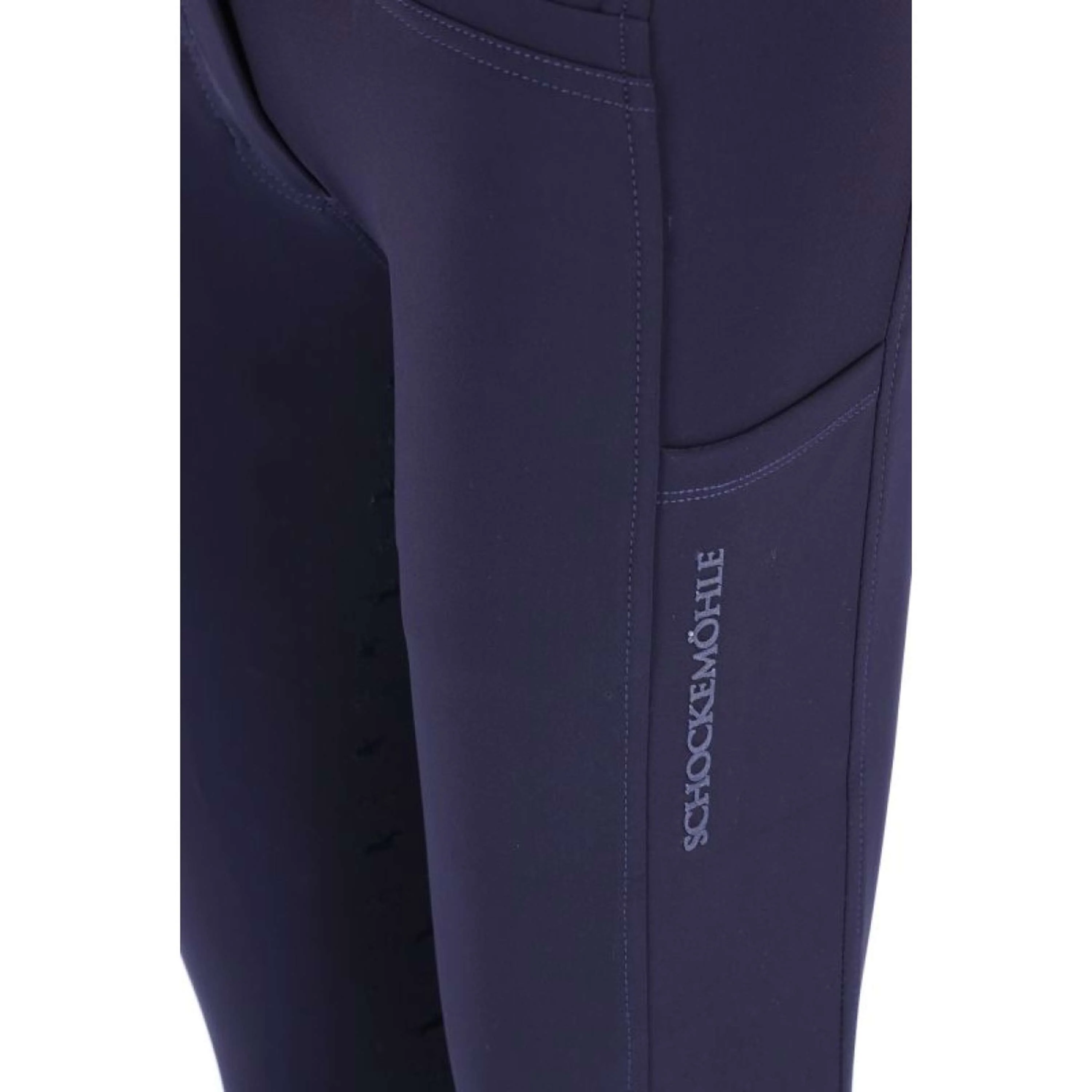 Schockemöhle Pantalon d'Équitation SPCarola Full Grip Bleu Foncé - Image 6