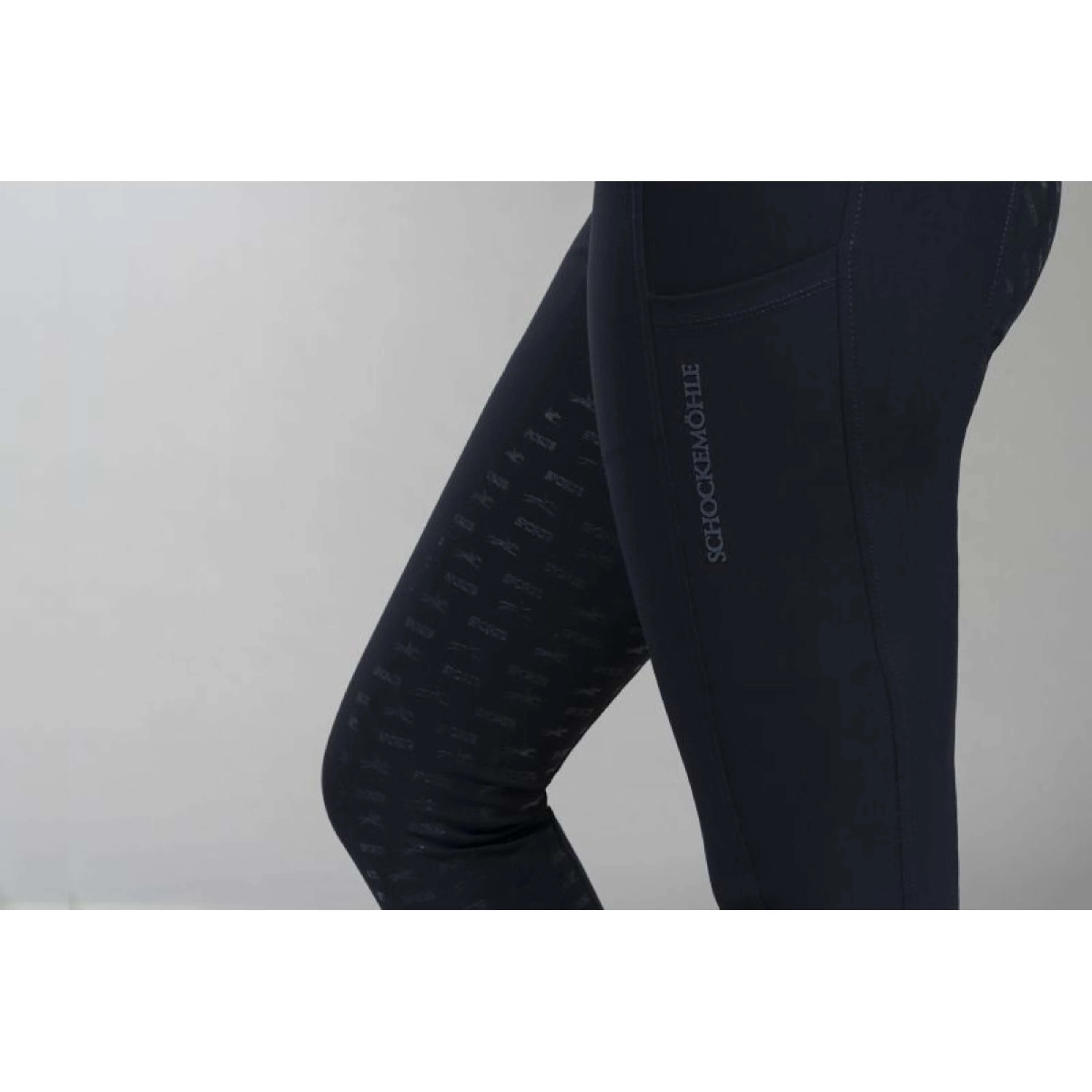 Schockemöhle Pantalon d'Équitation SPCarola Full Grip Bleu Foncé - Image 7