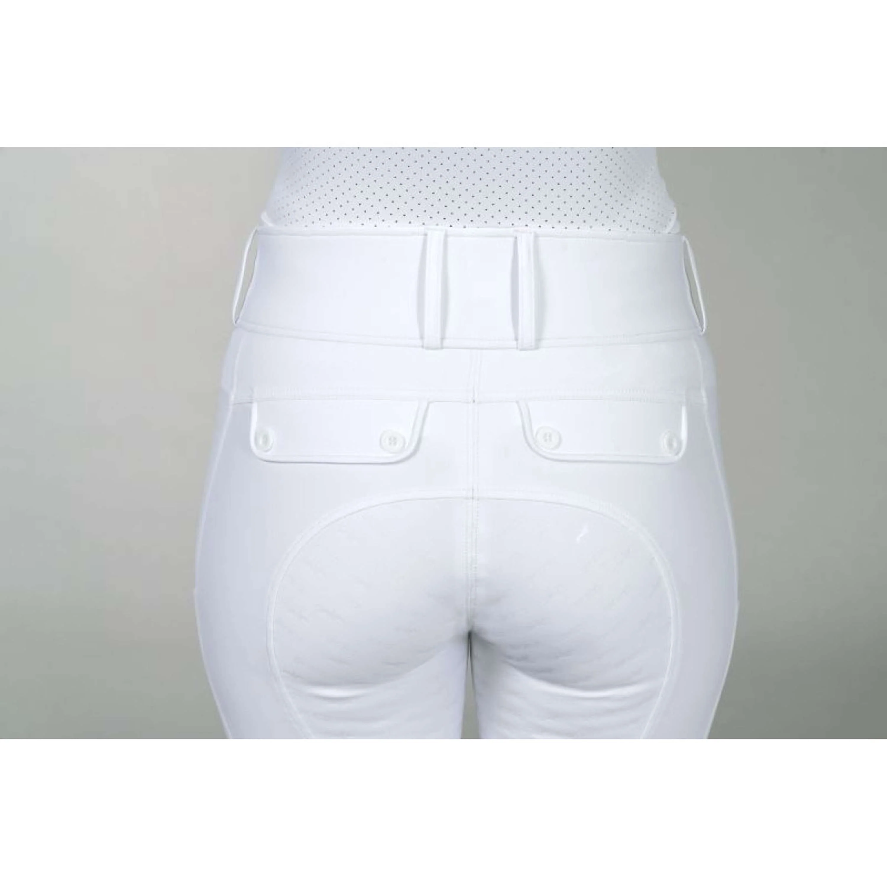 Schockemöhle Pantalon d'Équitation SPCarola Full Grip Optical White - Image 4