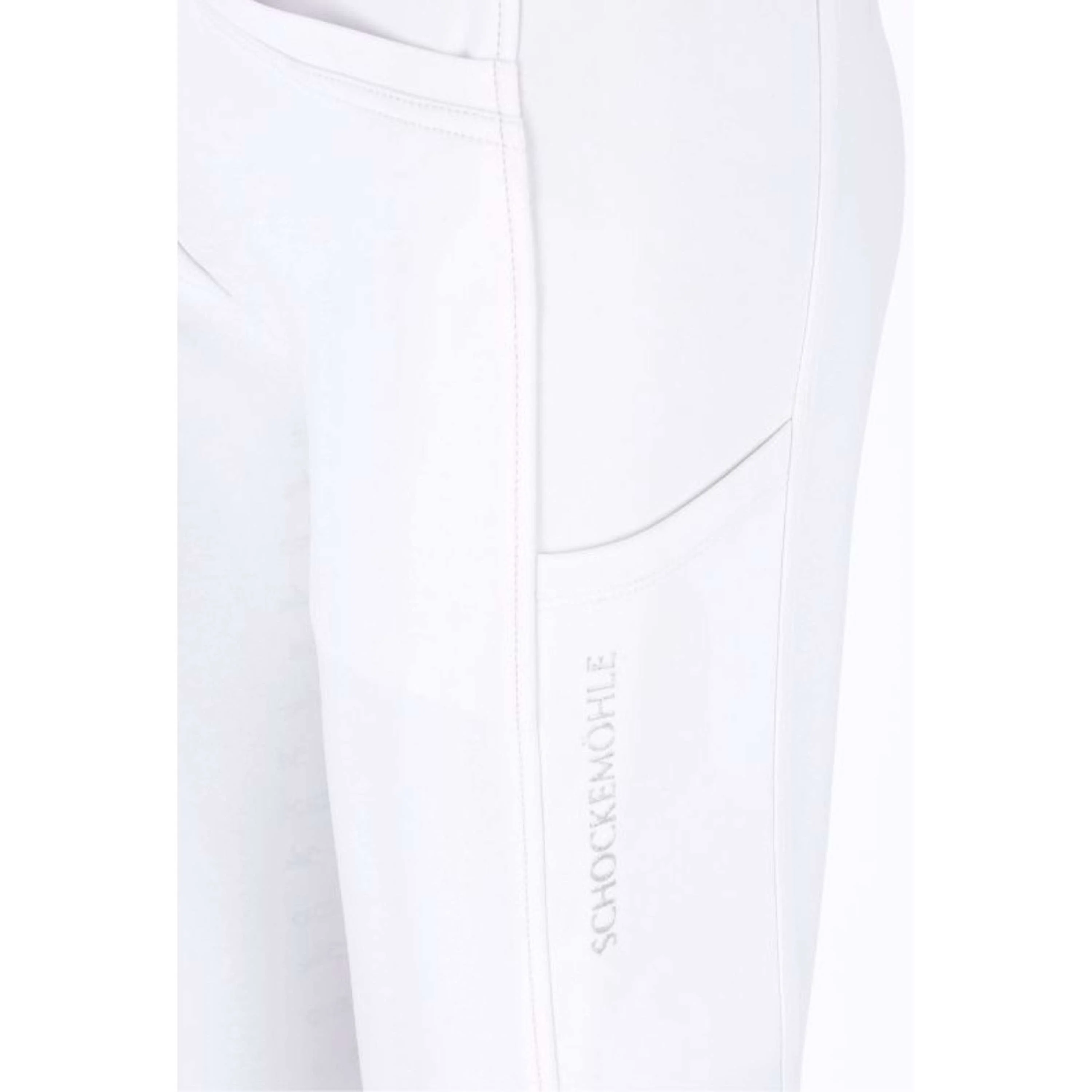 Schockemöhle Pantalon d'Équitation SPCarola Full Grip Optical White - Image 7