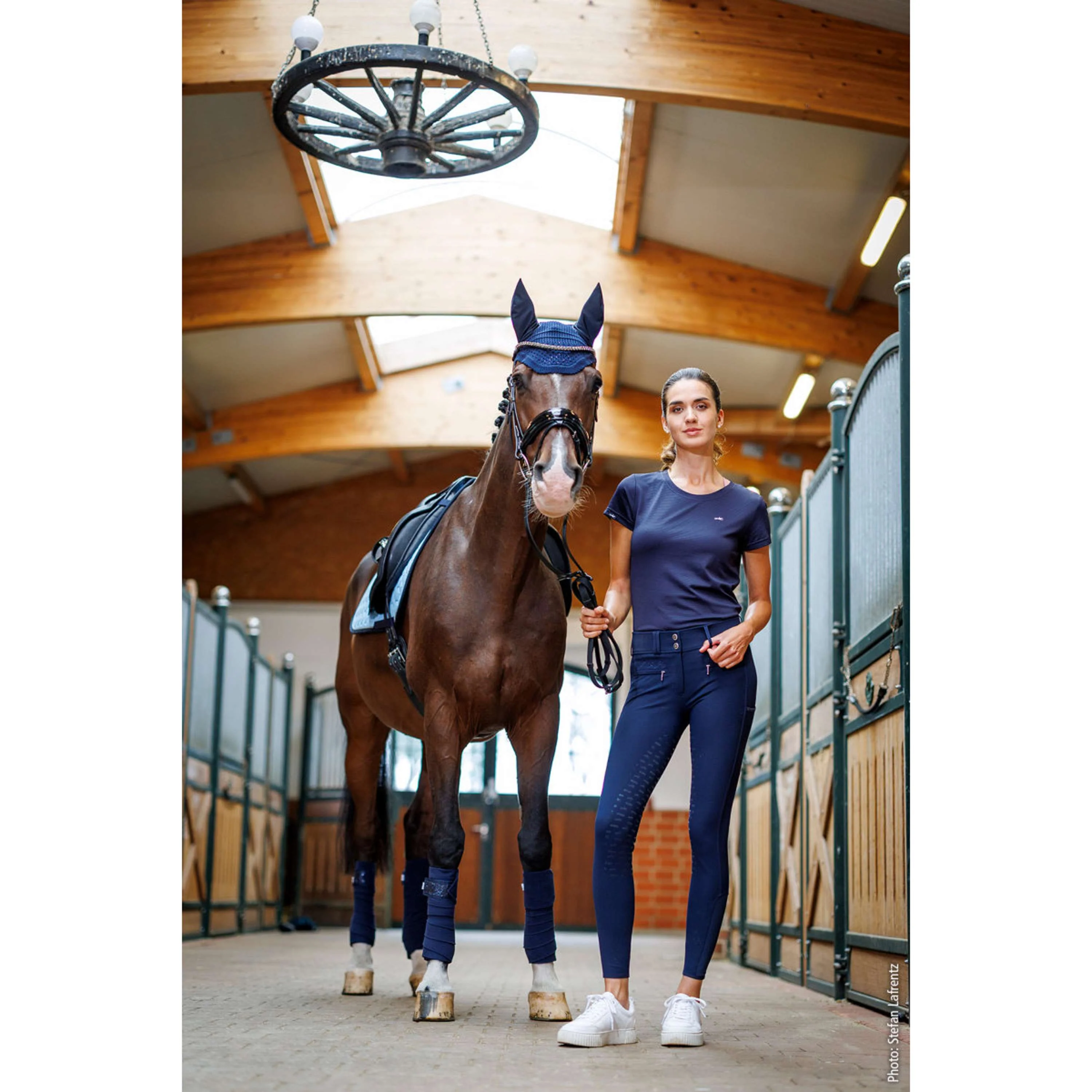 Schockemöhle Pantalon d'Équitation SPTulip Style Full Grip Marin foncé - Image 2