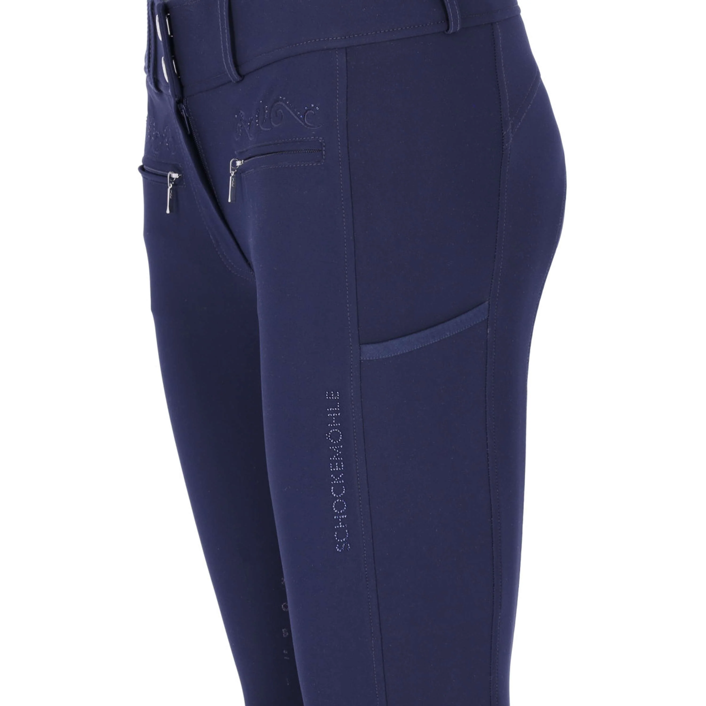 Schockemöhle Pantalon d'Équitation SPTulip Style Full Grip Marin foncé - Image 5