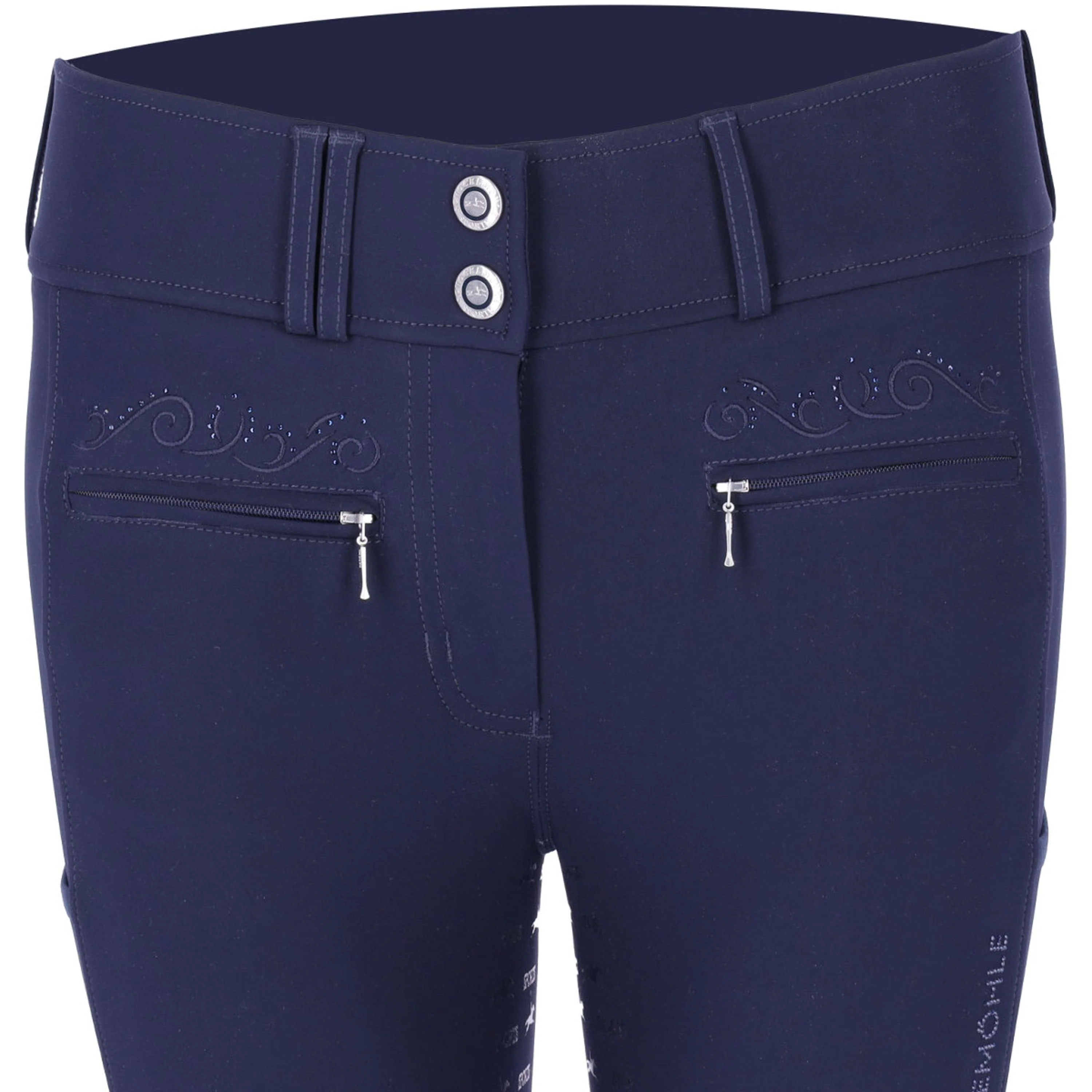 Schockemöhle Pantalon d'Équitation SPTulip Style Full Grip Marin foncé - Image 6