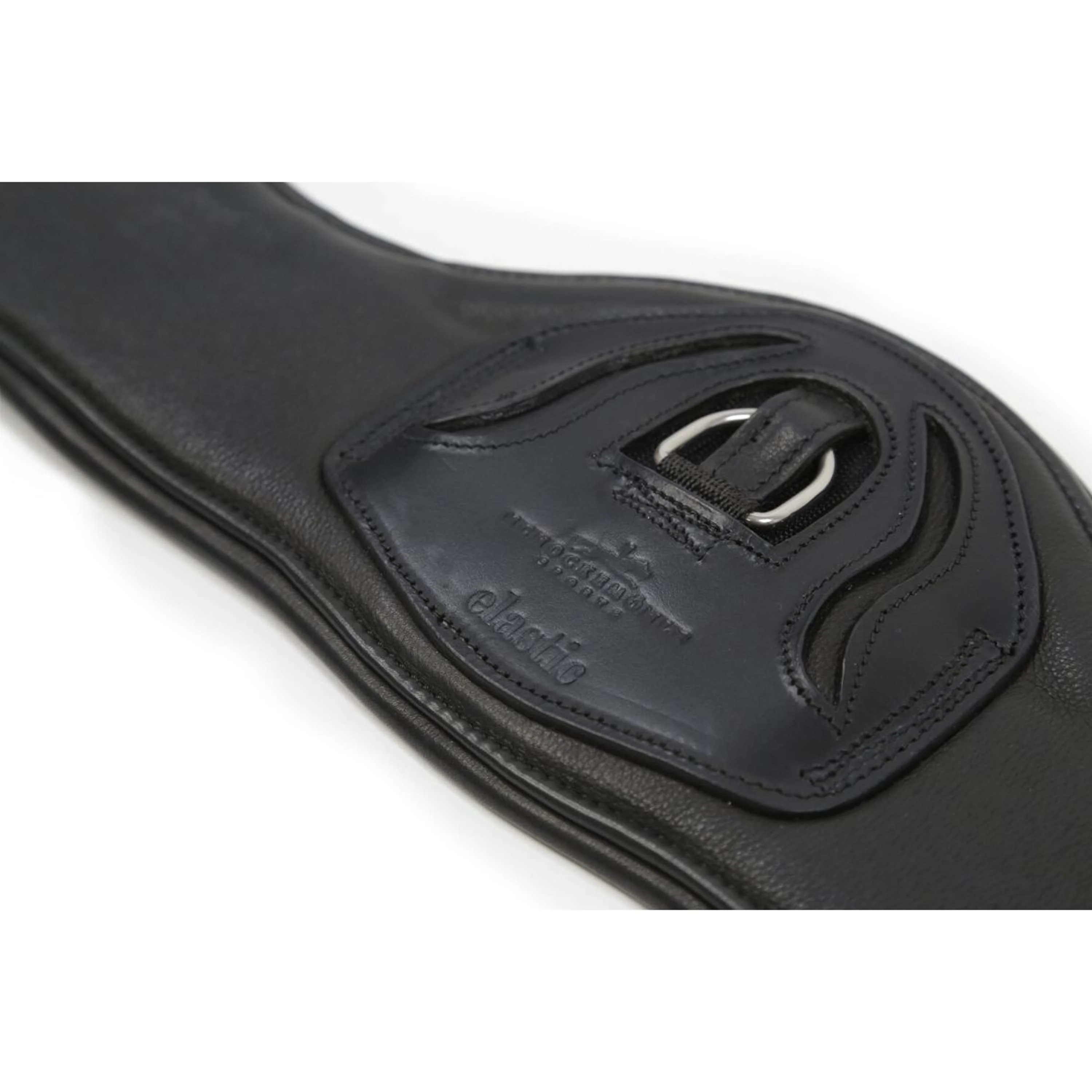 Schockemöhle Sangle de Dressage Pittsburgh Stretch Noir/Argent - Image 2