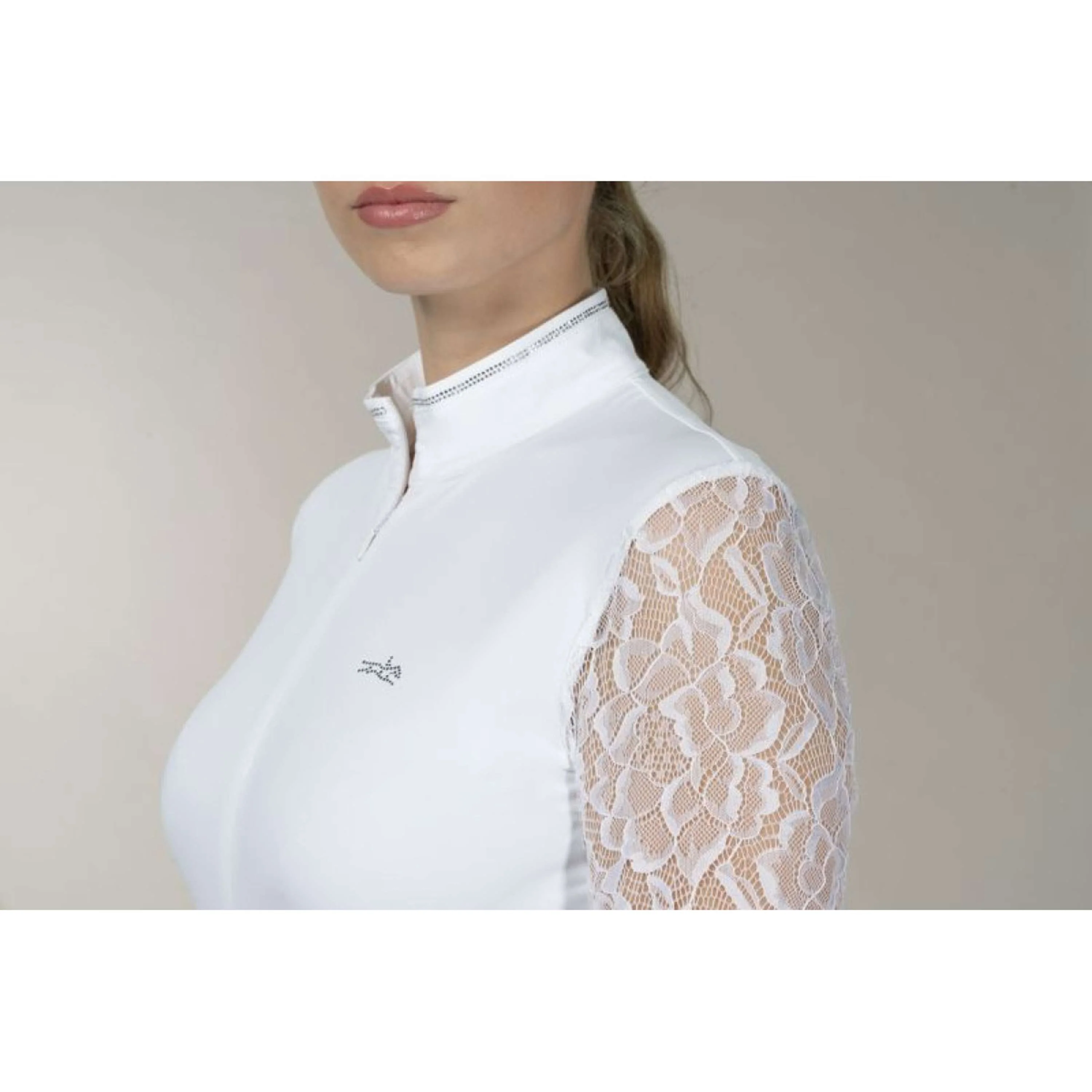 Schockemöhle T-shirt de Concours SPAlicia Lange mouwen Optical White - Image 5
