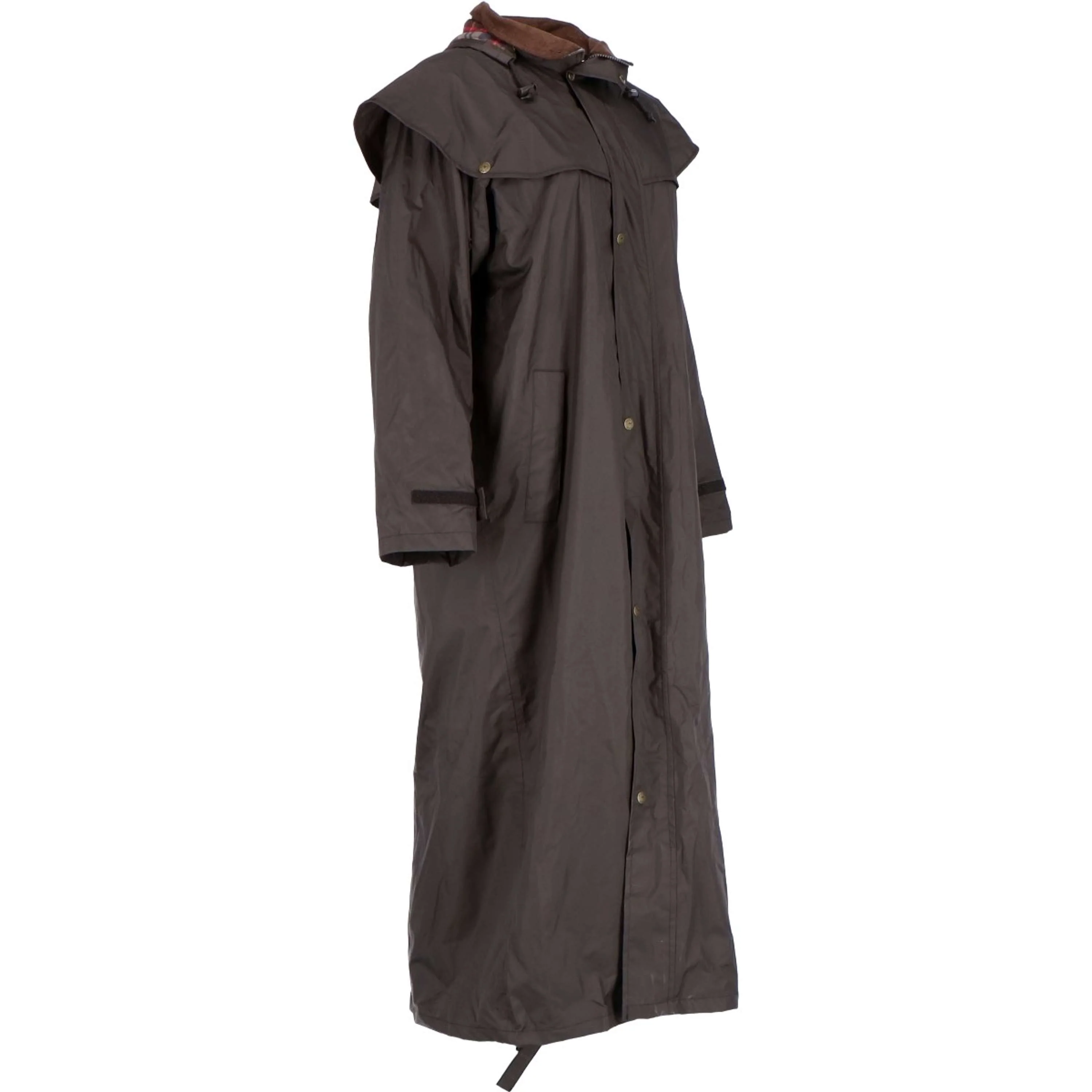 Scippis Black Roo Manteau Stockman Regen Cowboy Marron - Image 8