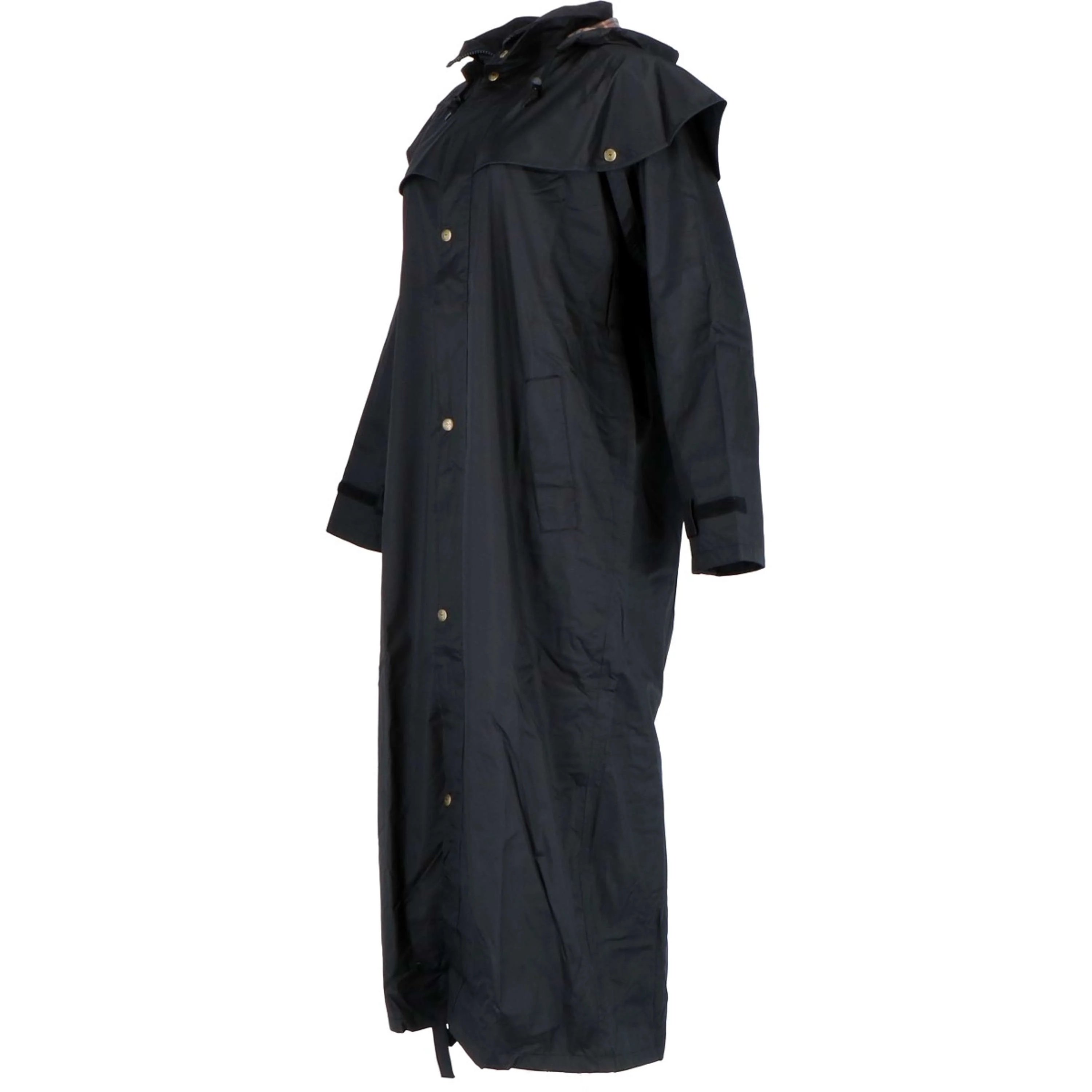 Scippis Black Roo Manteau Stockman Regen Cowboy Noir - Image 2