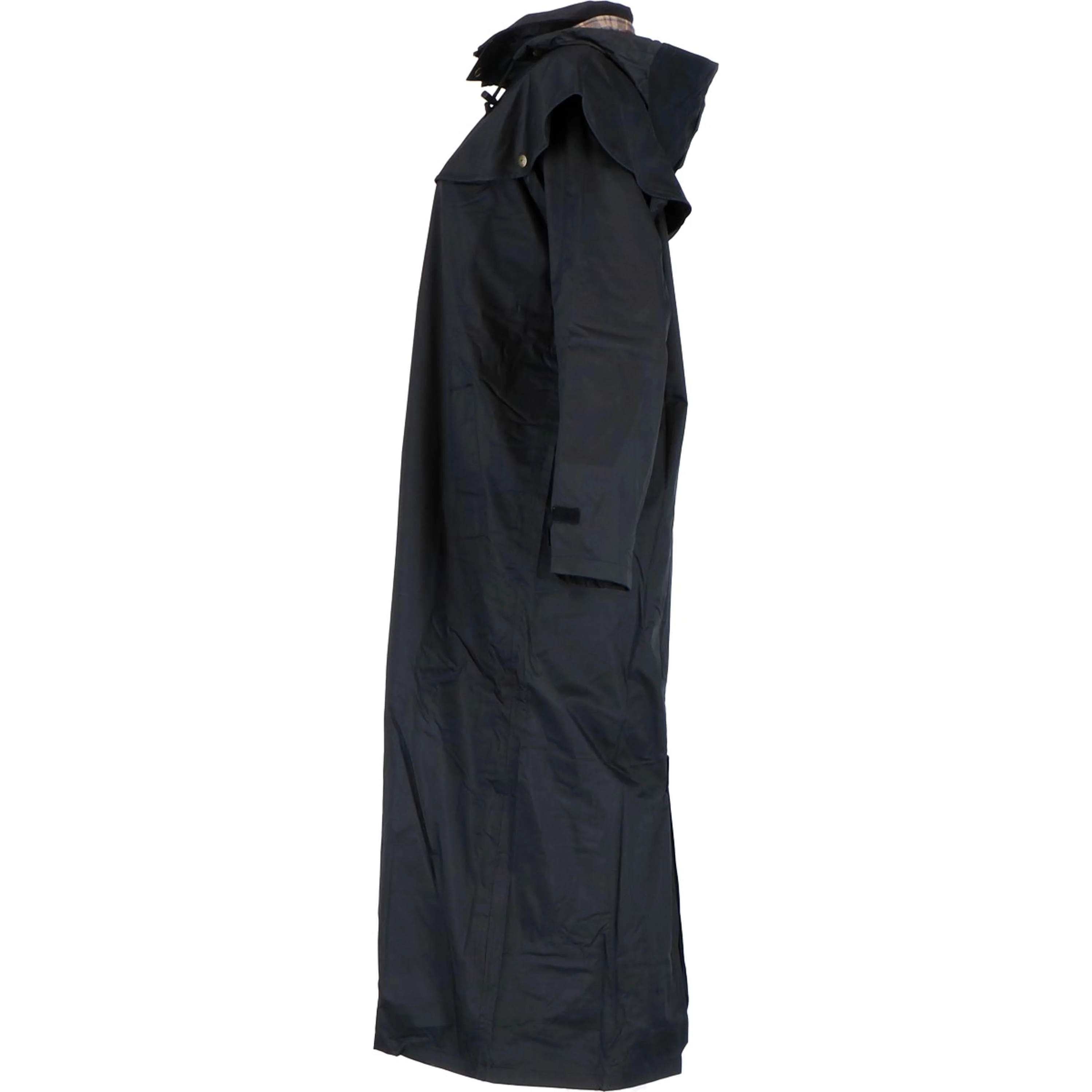 Scippis Black Roo Manteau Stockman Regen Cowboy Noir - Image 3