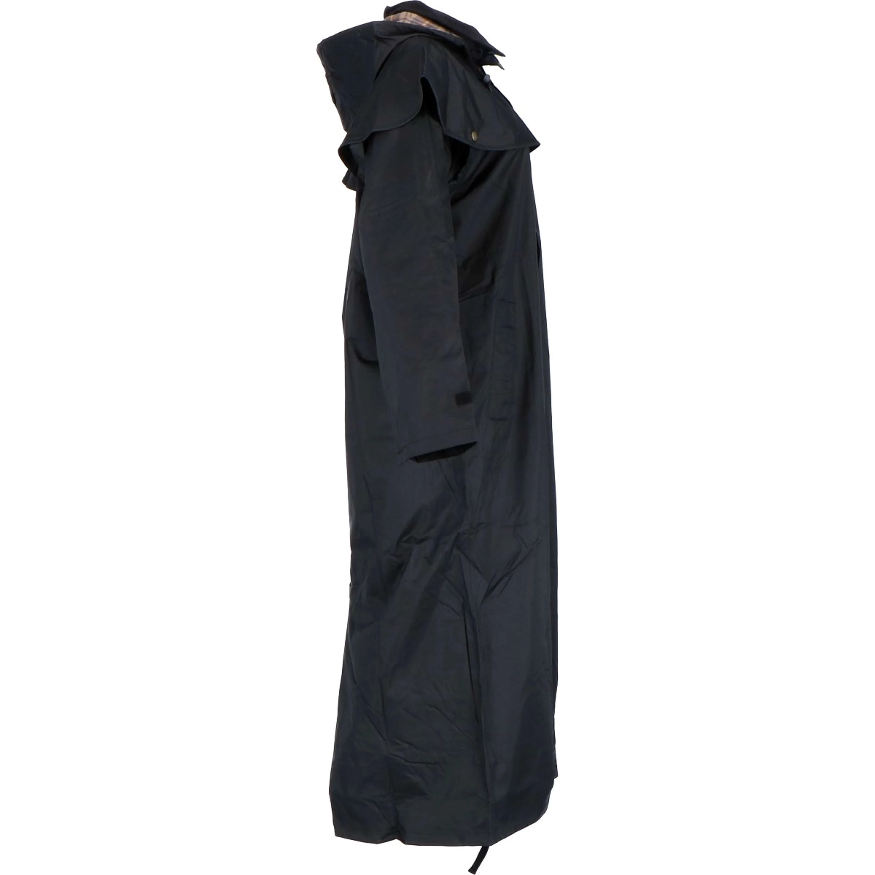 Scippis Black Roo Manteau Stockman Regen Cowboy Noir - Image 7