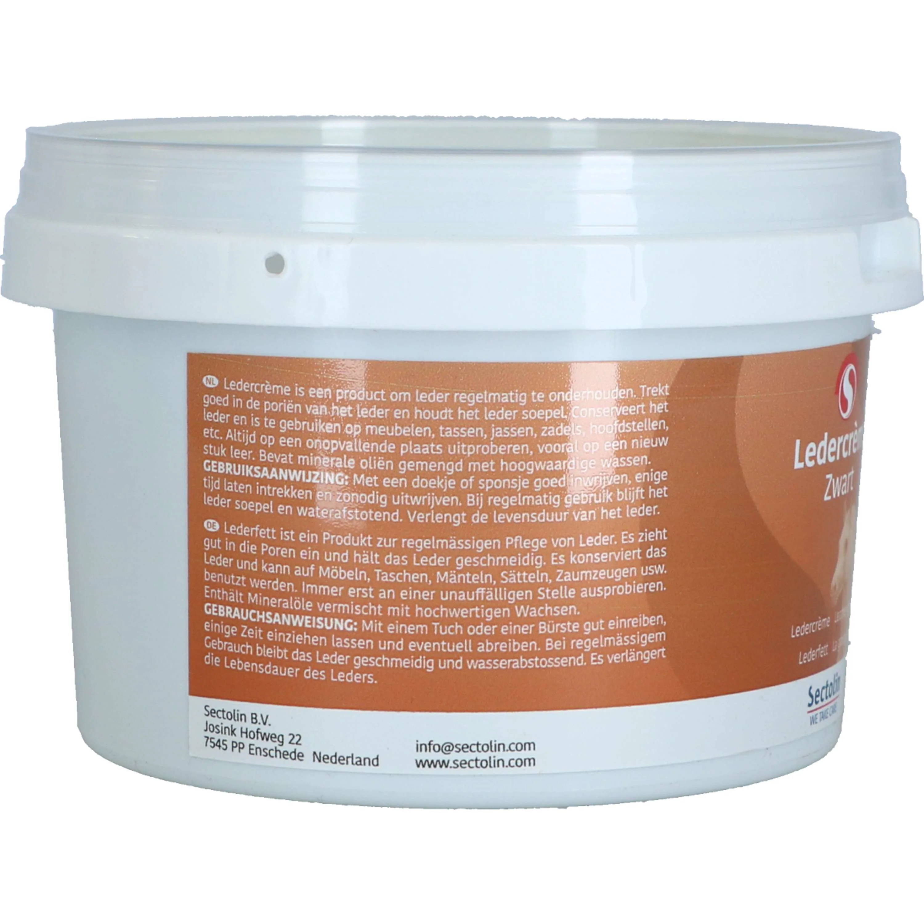 Sectolin Crème pour le Cuir Noir - Image 2