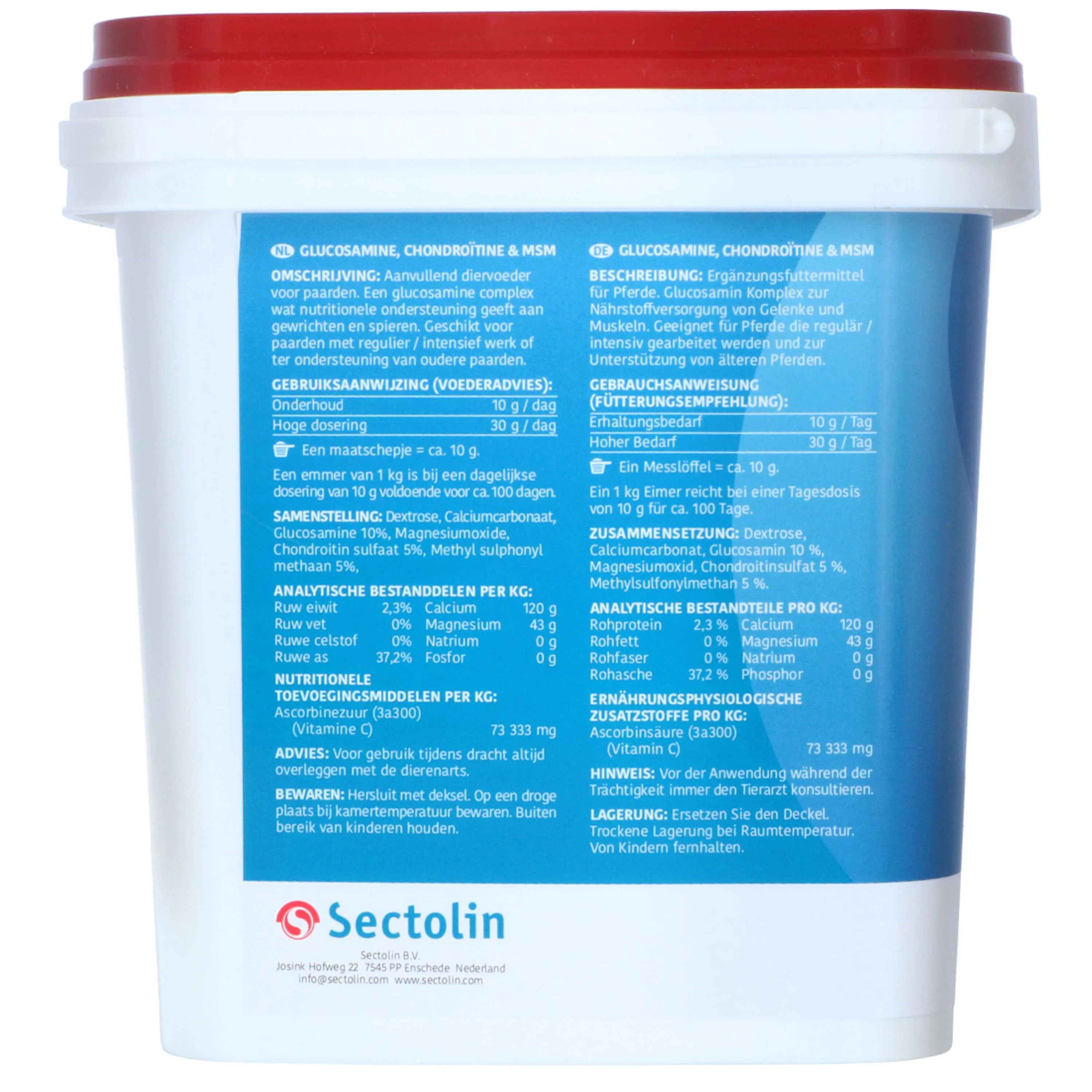 Sectolin Glucosamine Equivital Chondroïtine et MSM - Image 3