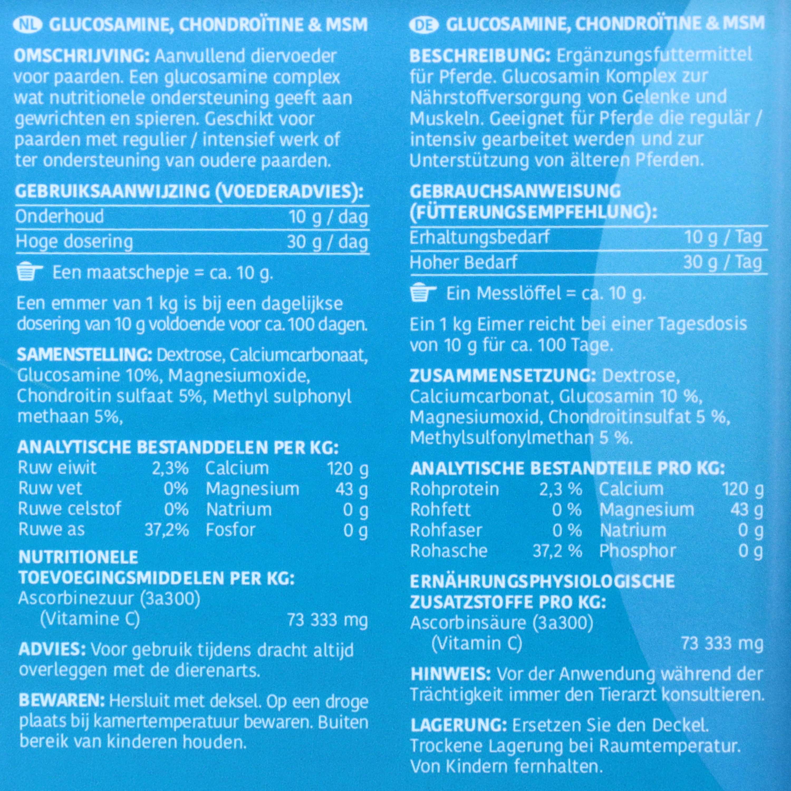 Sectolin Glucosamine Equivital Chondroïtine et MSM - Image 4
