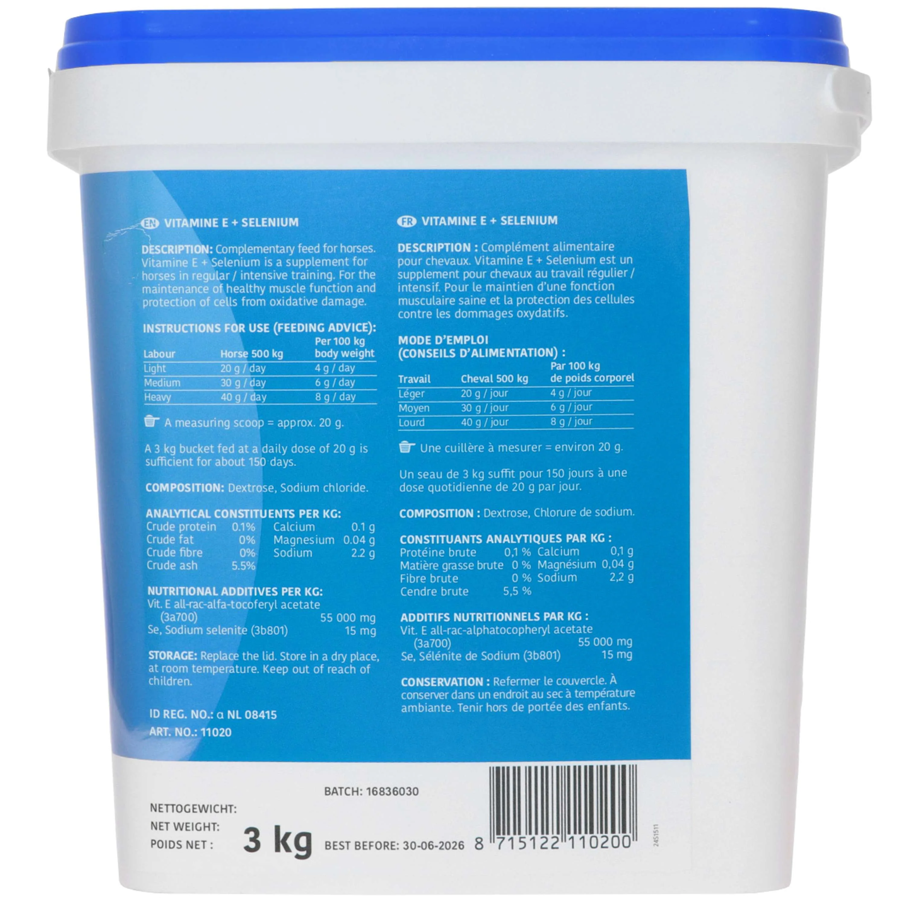 Sectolin Vitamine E + Sélénium Equivital - Image 3