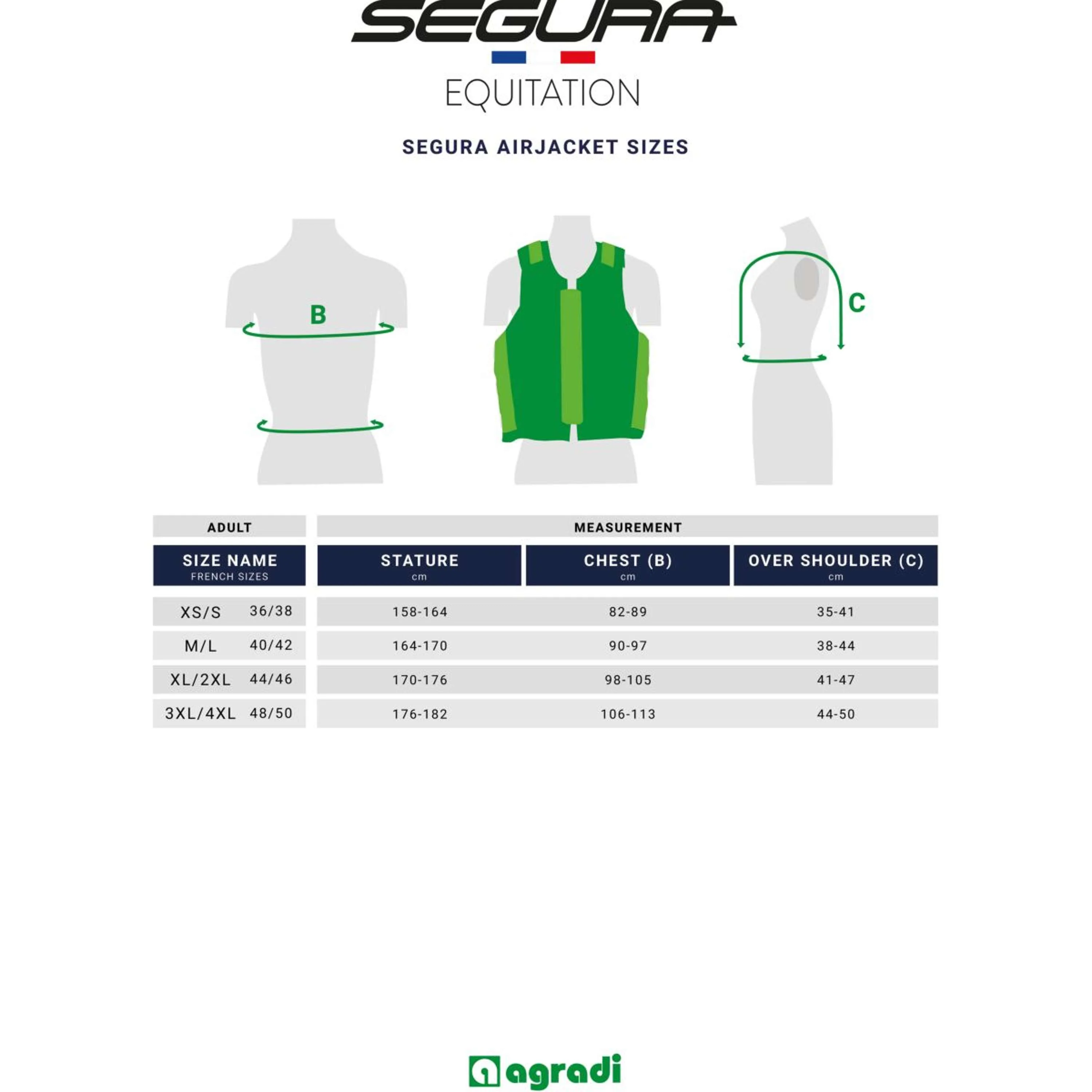 Segura Equitation Airbag C-protect Air Evo Marin - Image 6