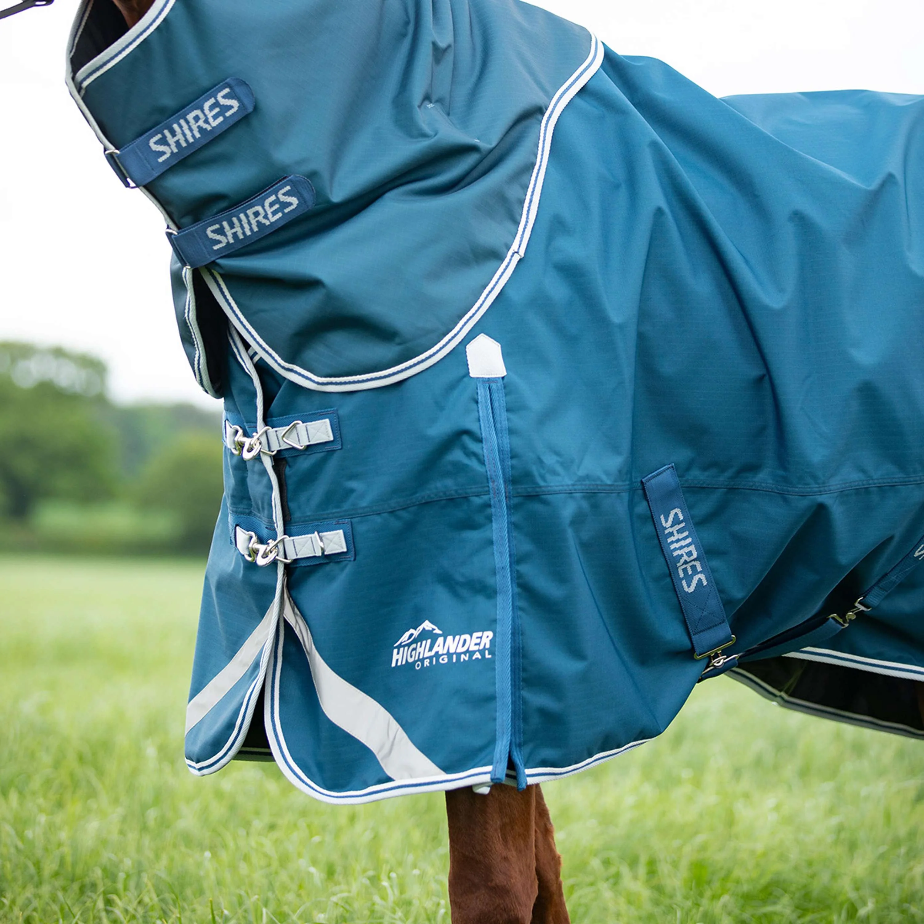 Shires Couverture Imperméable Original 50 Turnout avec Couvre-cou - Image 3