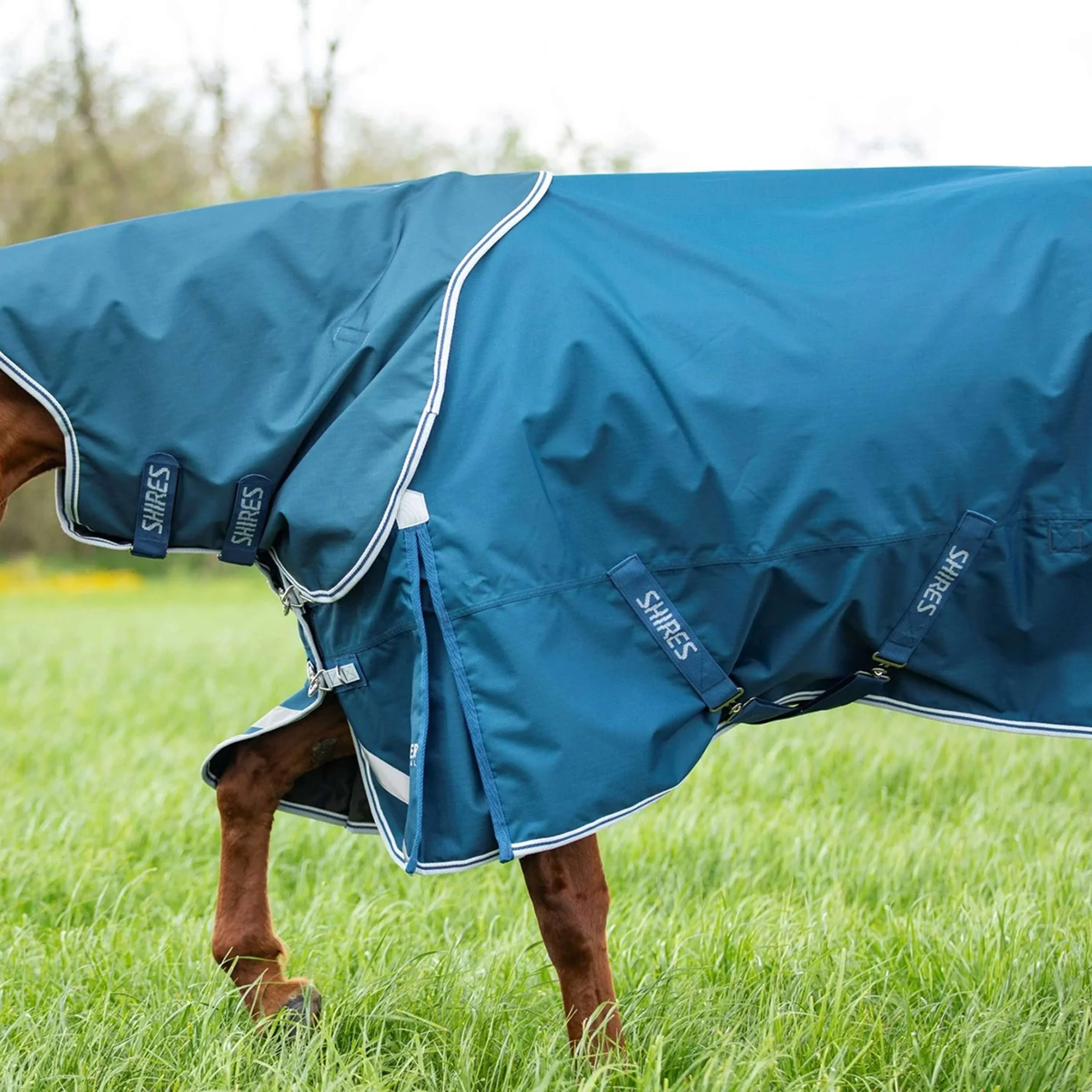 Shires Couverture Imperméable Original 50 Turnout avec Couvre-cou - Image 4