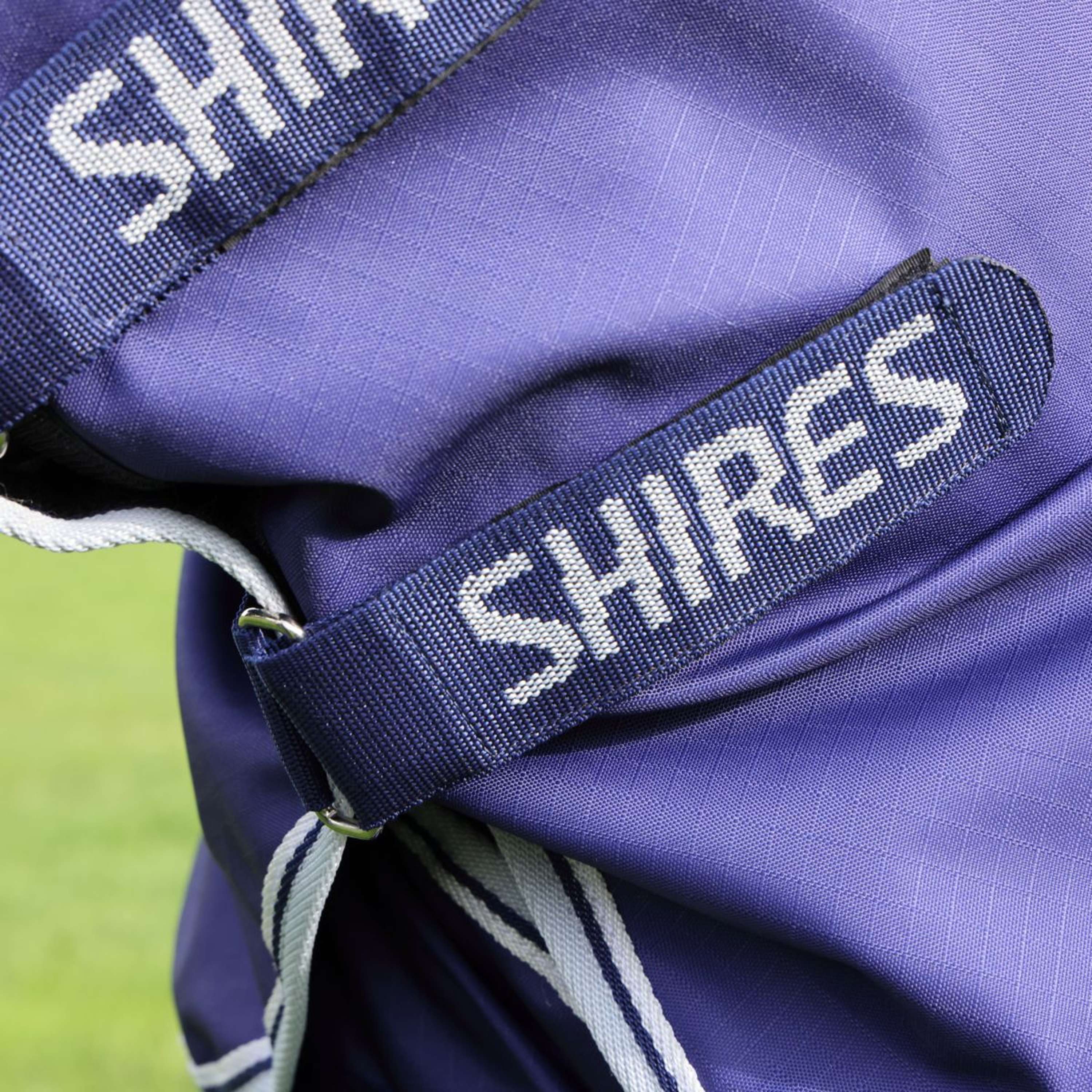 Shires Couverture Imperméable Original Lite Turnout avec Couvre-cou Marin - Image 3