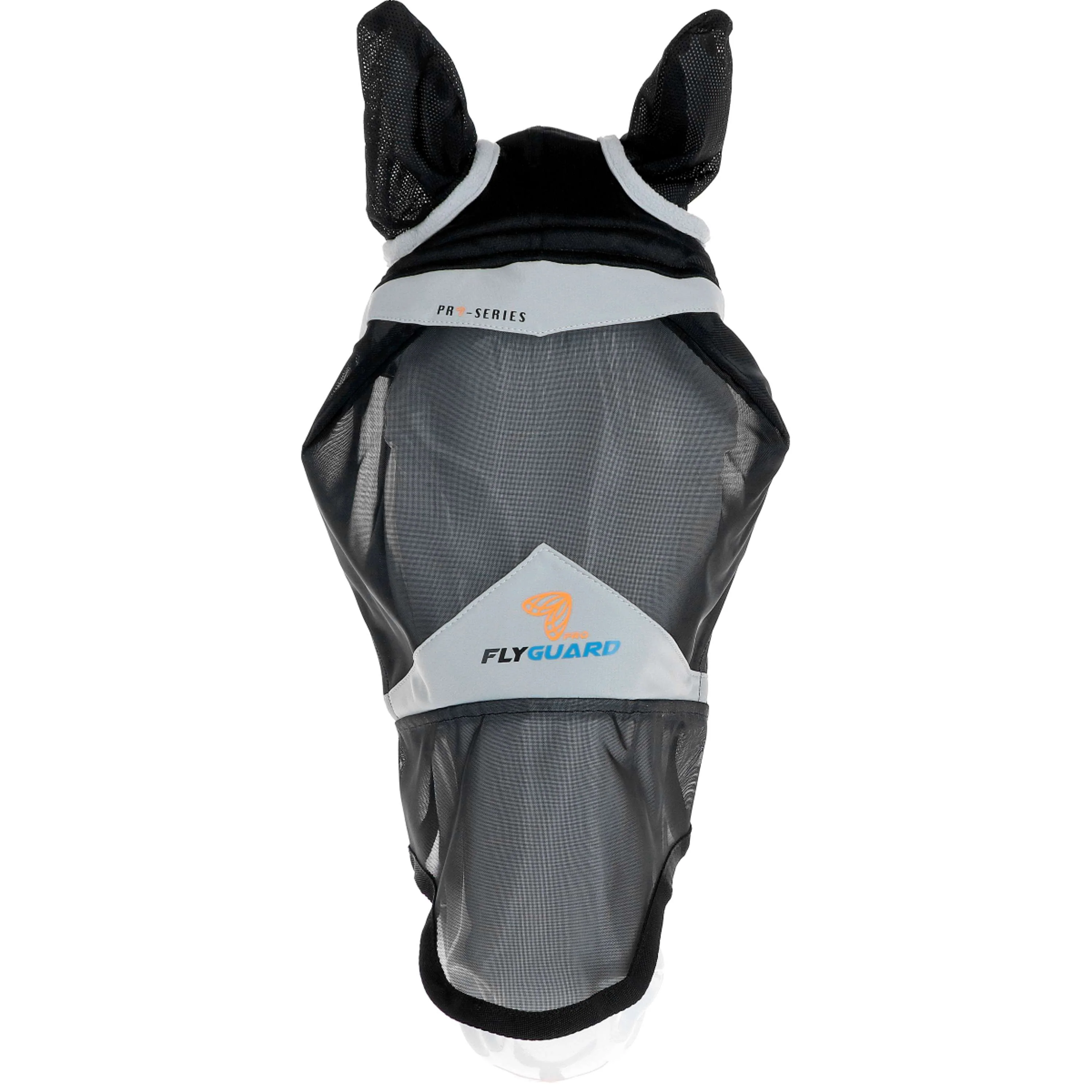 Shires Masque Anti-Mouches avec Oreilles et Nez Fine Mesh Noir - Image 5