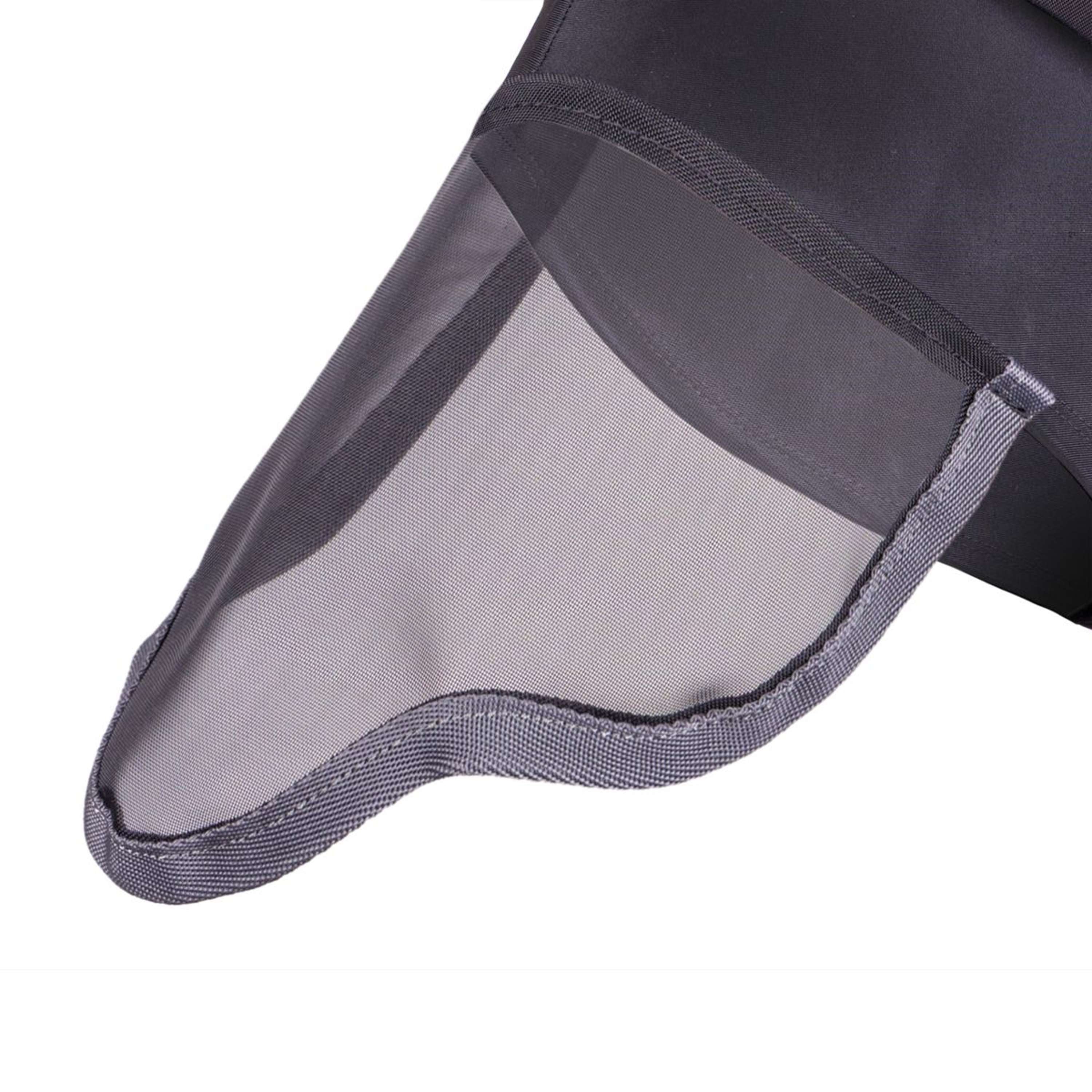 Shires Masque Anti-Mouches Stretch avec Nez Jet Black - Image 4
