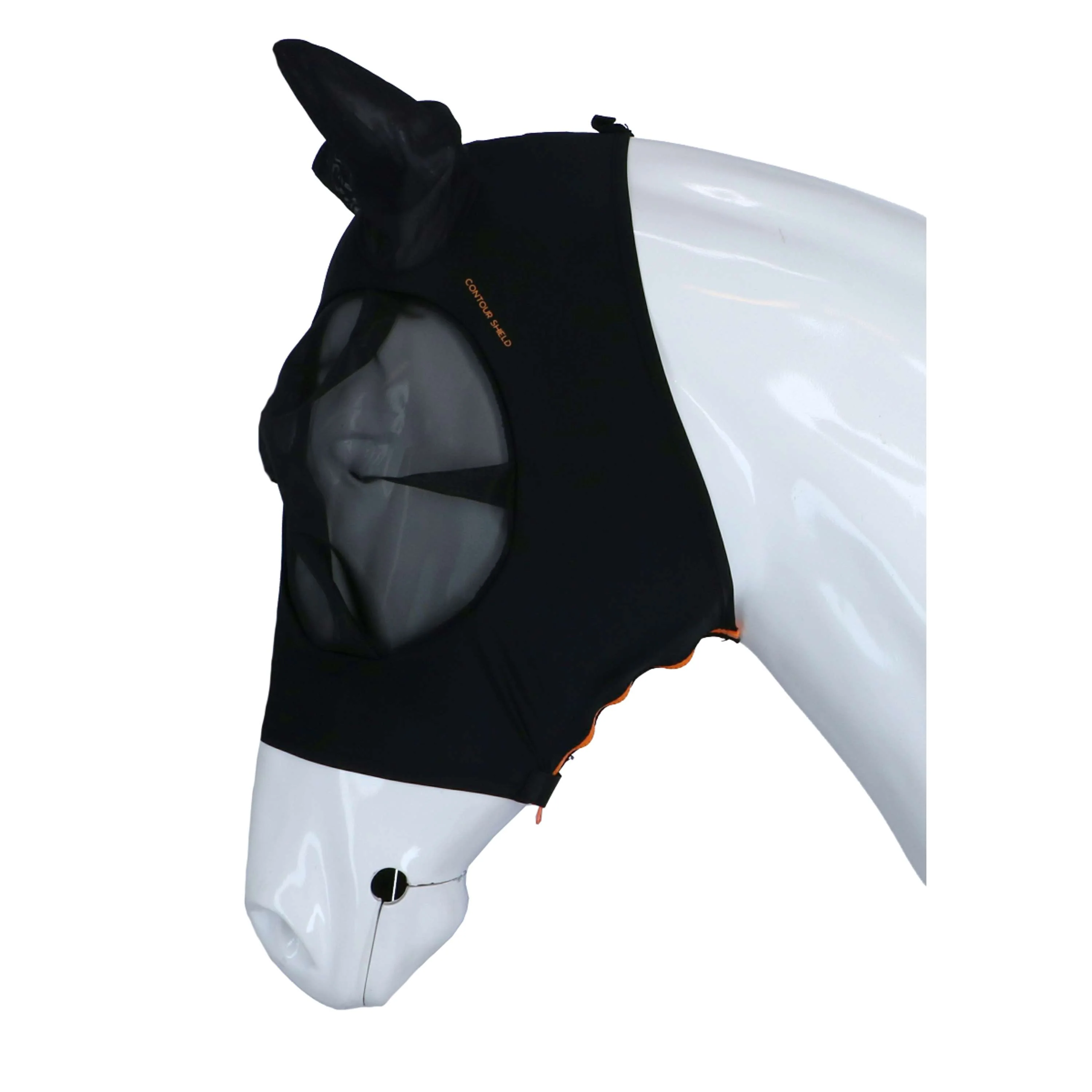 Shires Masque Anti-Mouches Stretch Jet Black - Image 3