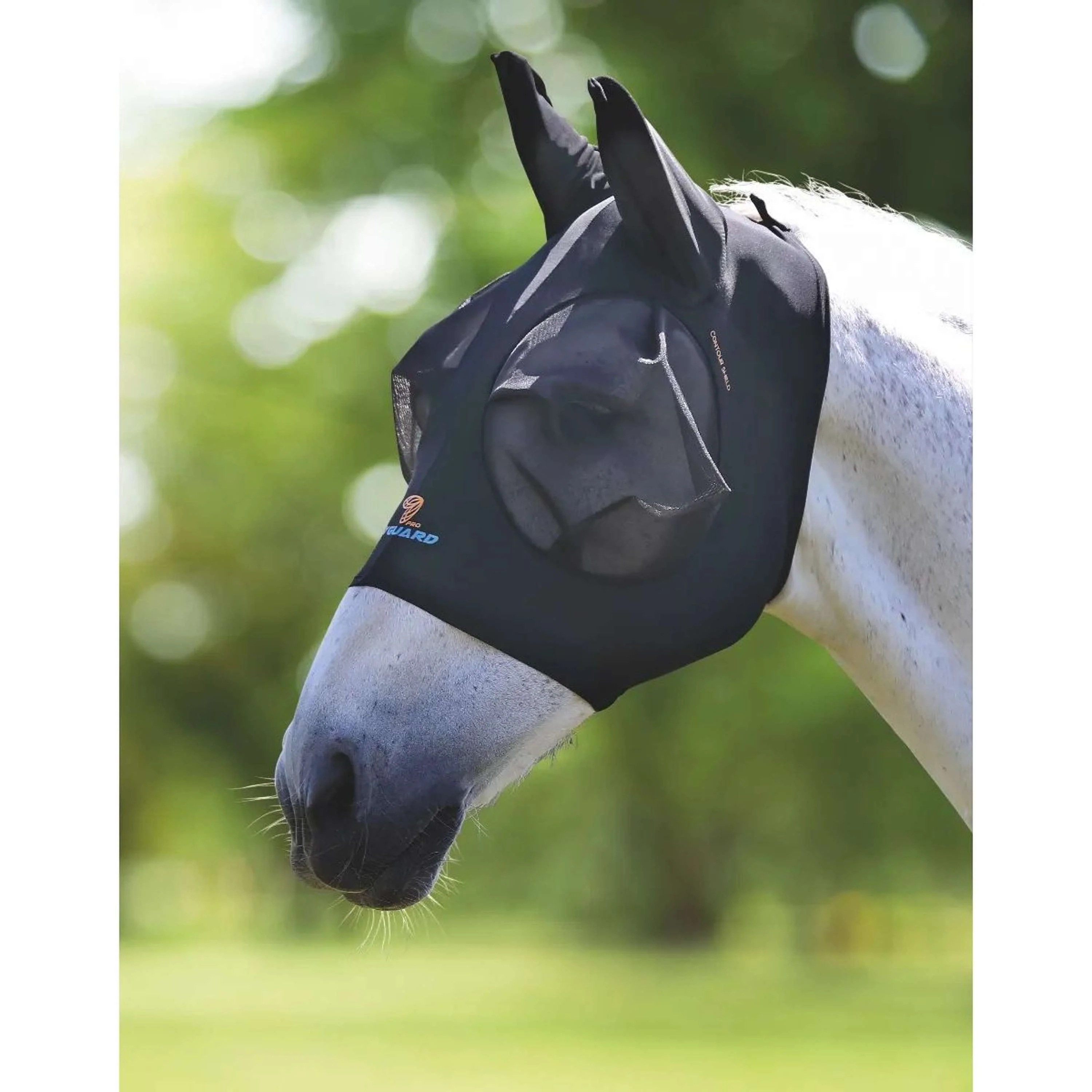 Shires Masque Anti-Mouches Stretch Jet Black - Image 4