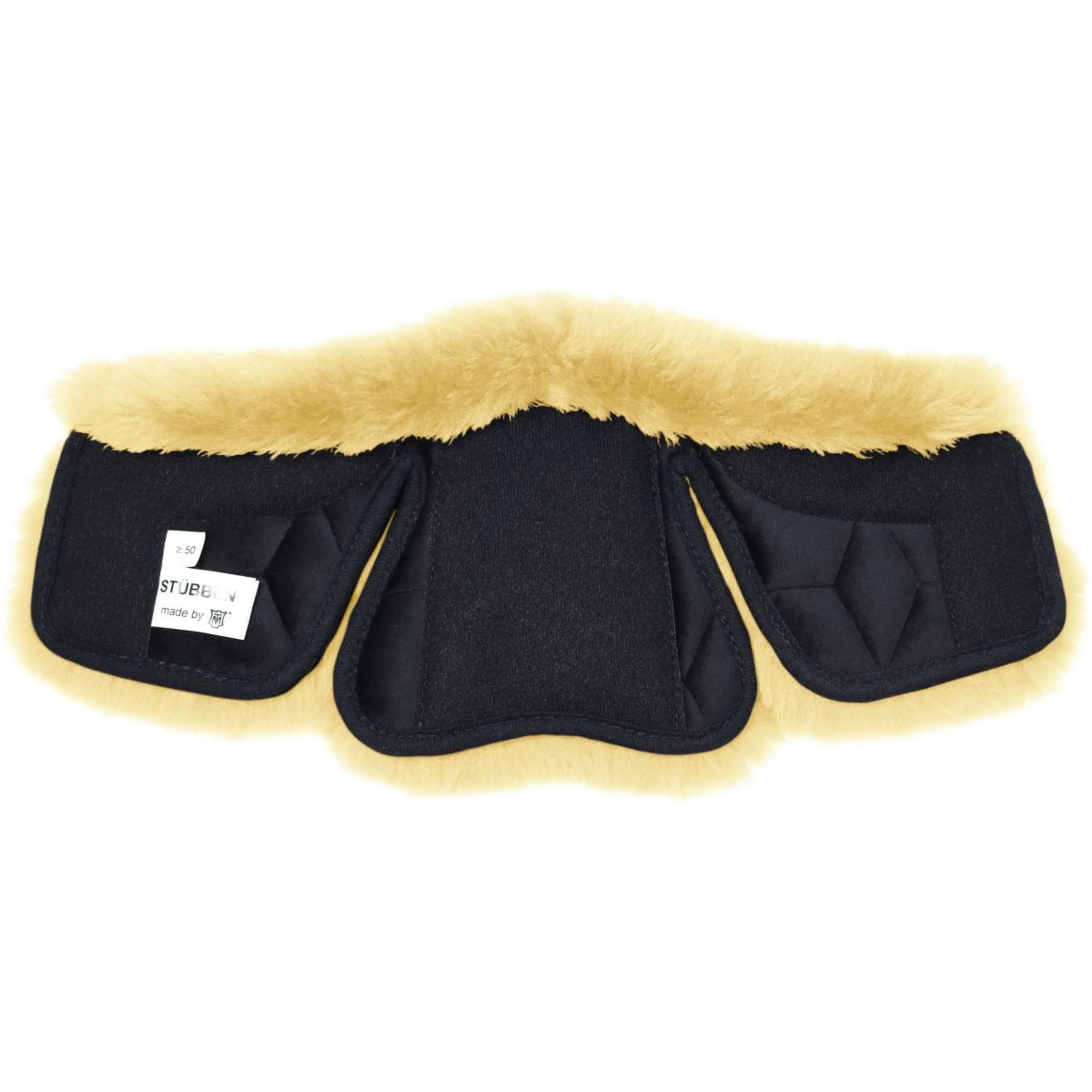 Stübben Fourrure de Sangle Equi-Soft by Mattes Peau d'Agneau Naturel - Image 2