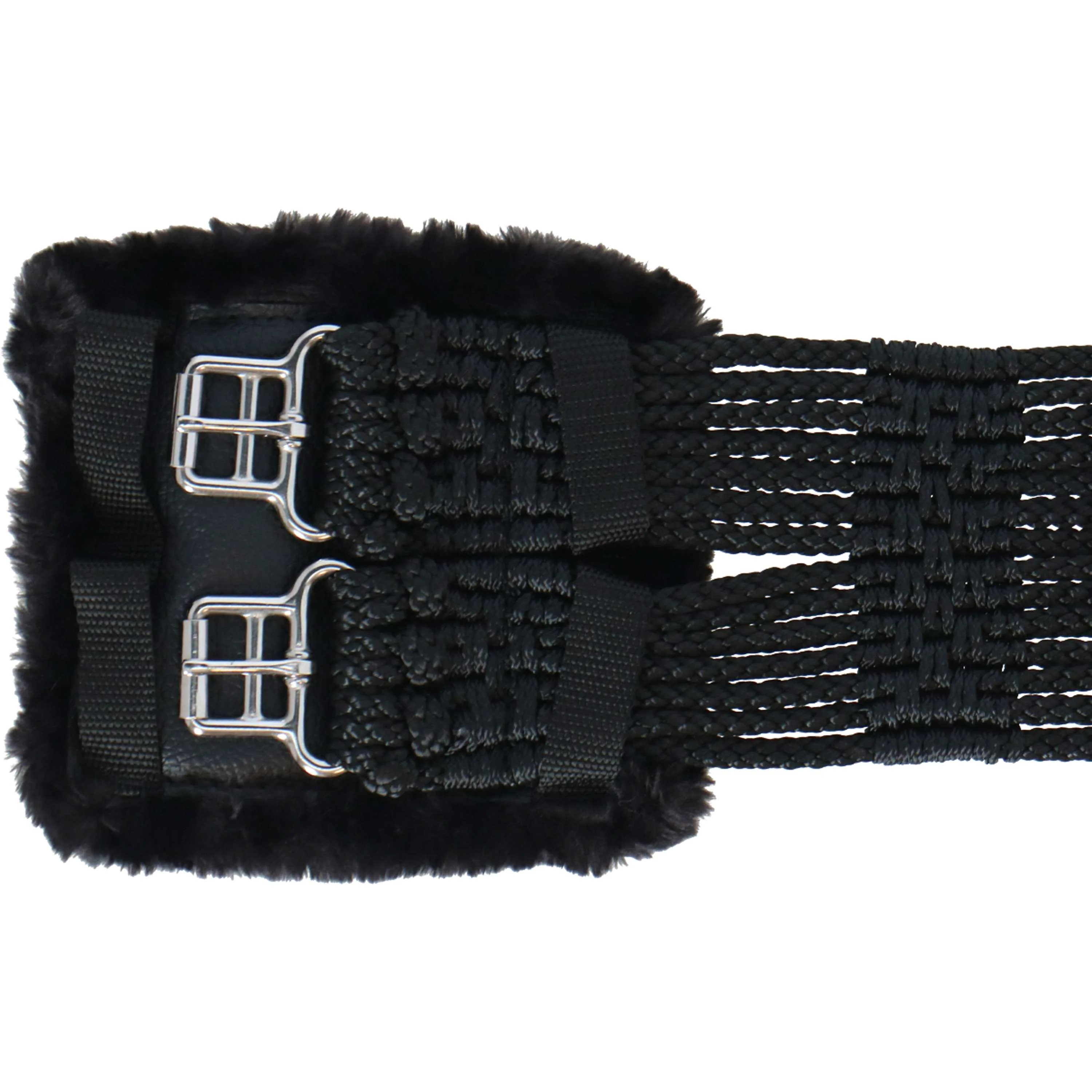 Stübben Sangle de Cordon avec Boucles en Acier Inoxydable Rembourrées Noir - Image 3
