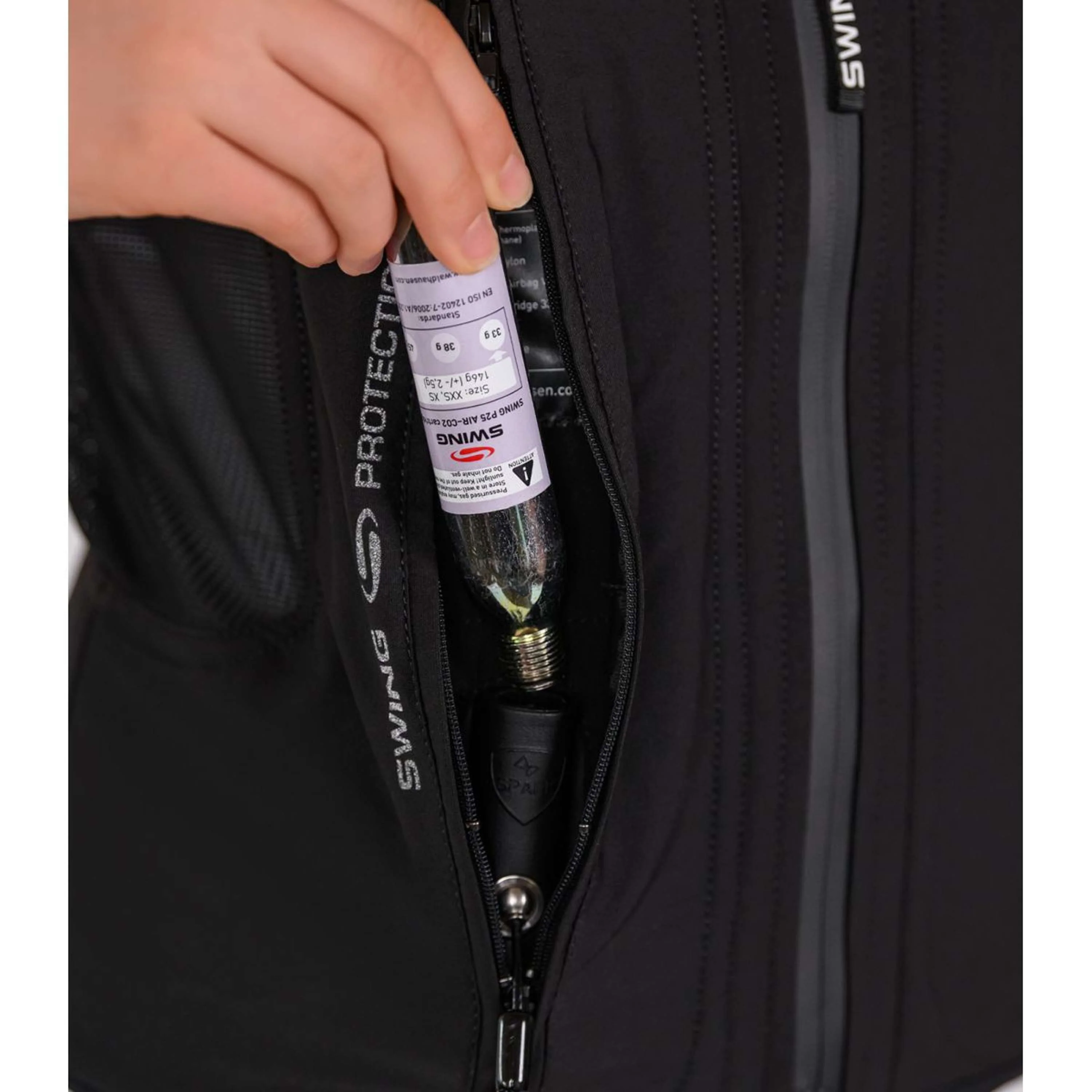 Swing Gilet Airbag P25 AIR Noir - Image 8