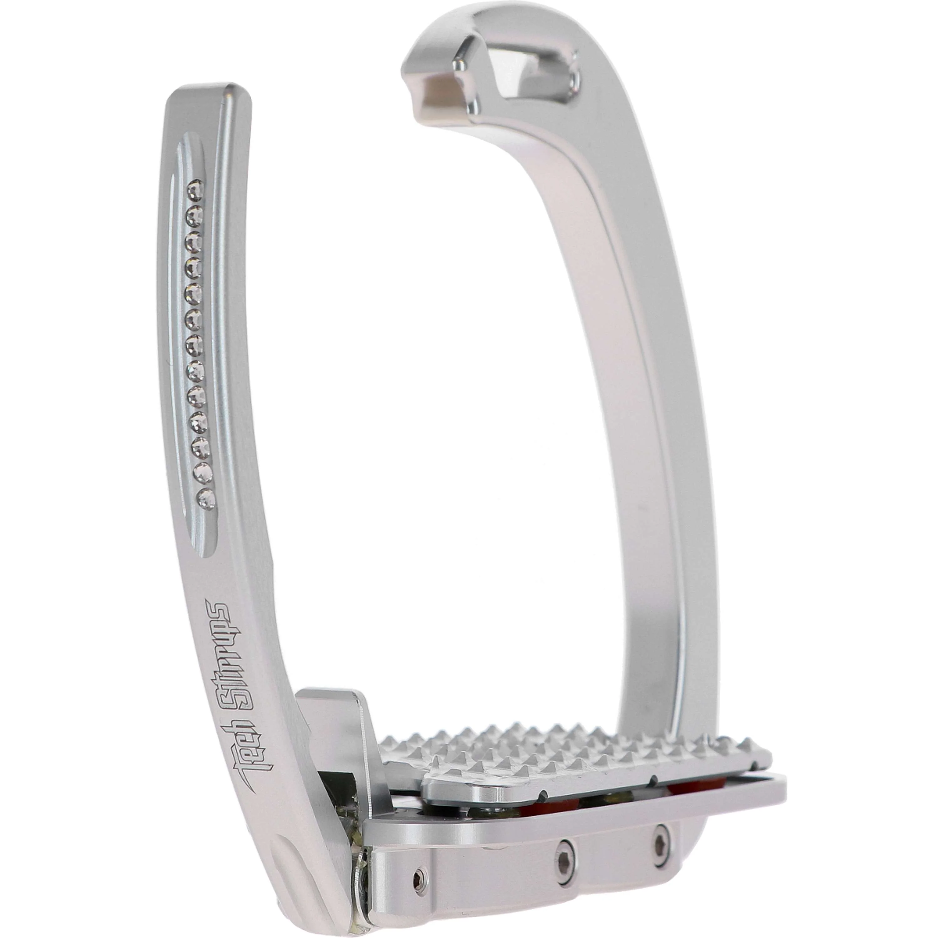 Tech Stirrups Étriers Venice Plus Swarovski Dressage Argent/Argent - Image 4