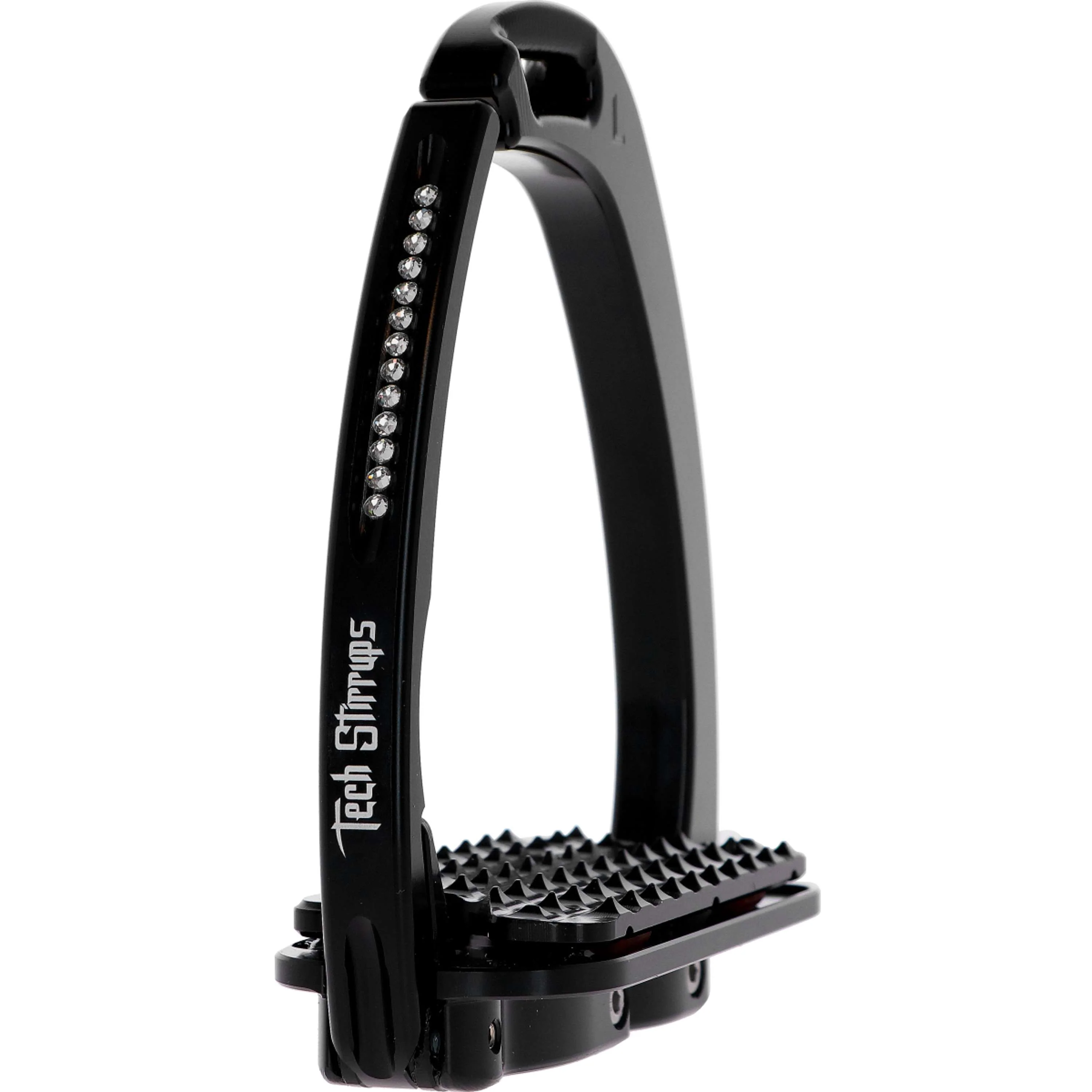 Tech Stirrups Étriers Venice Plus Swarovski Dressage Noir/Noir - Image 3