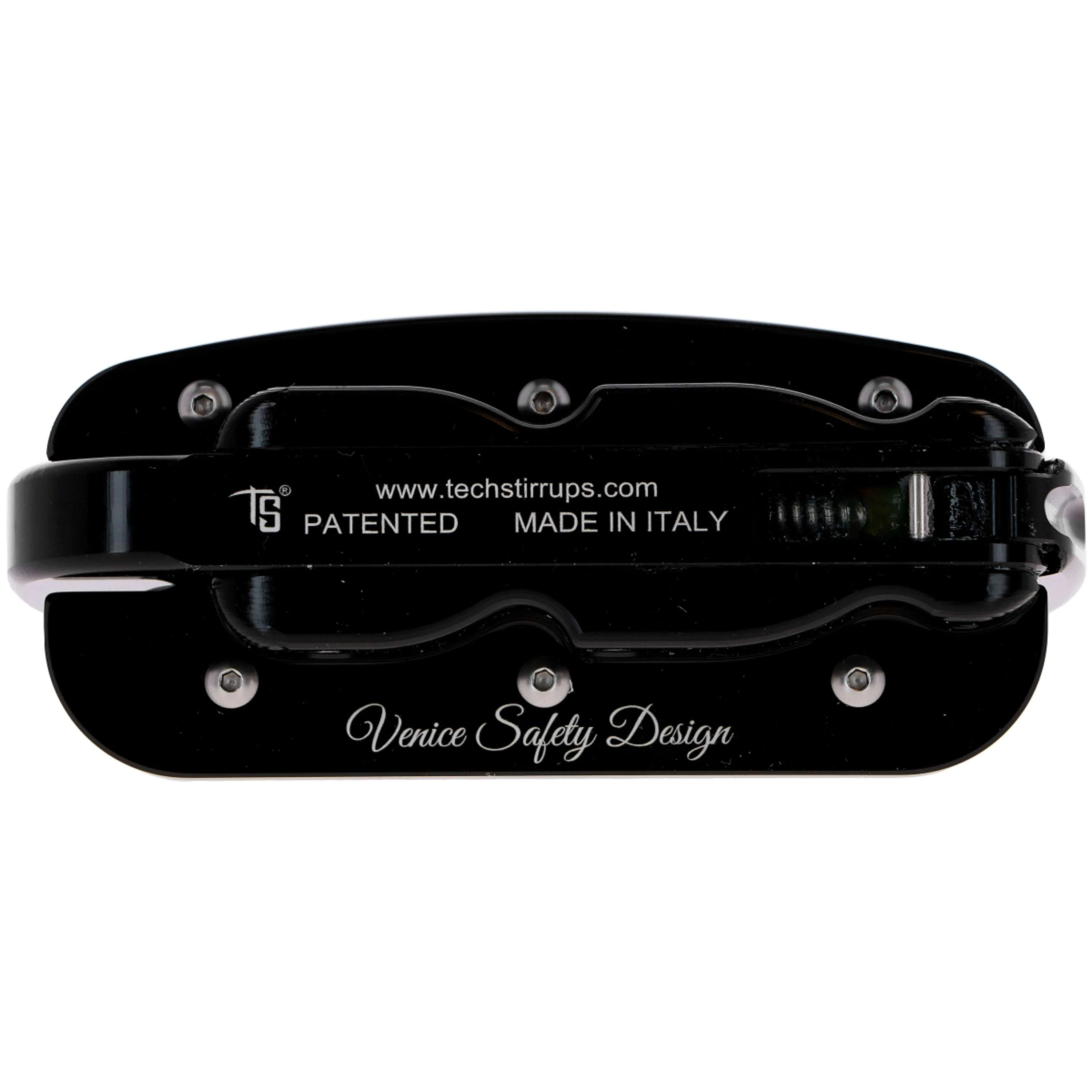 Tech Stirrups Étriers Venice Plus Swarovski Dressage Noir/Noir - Image 8