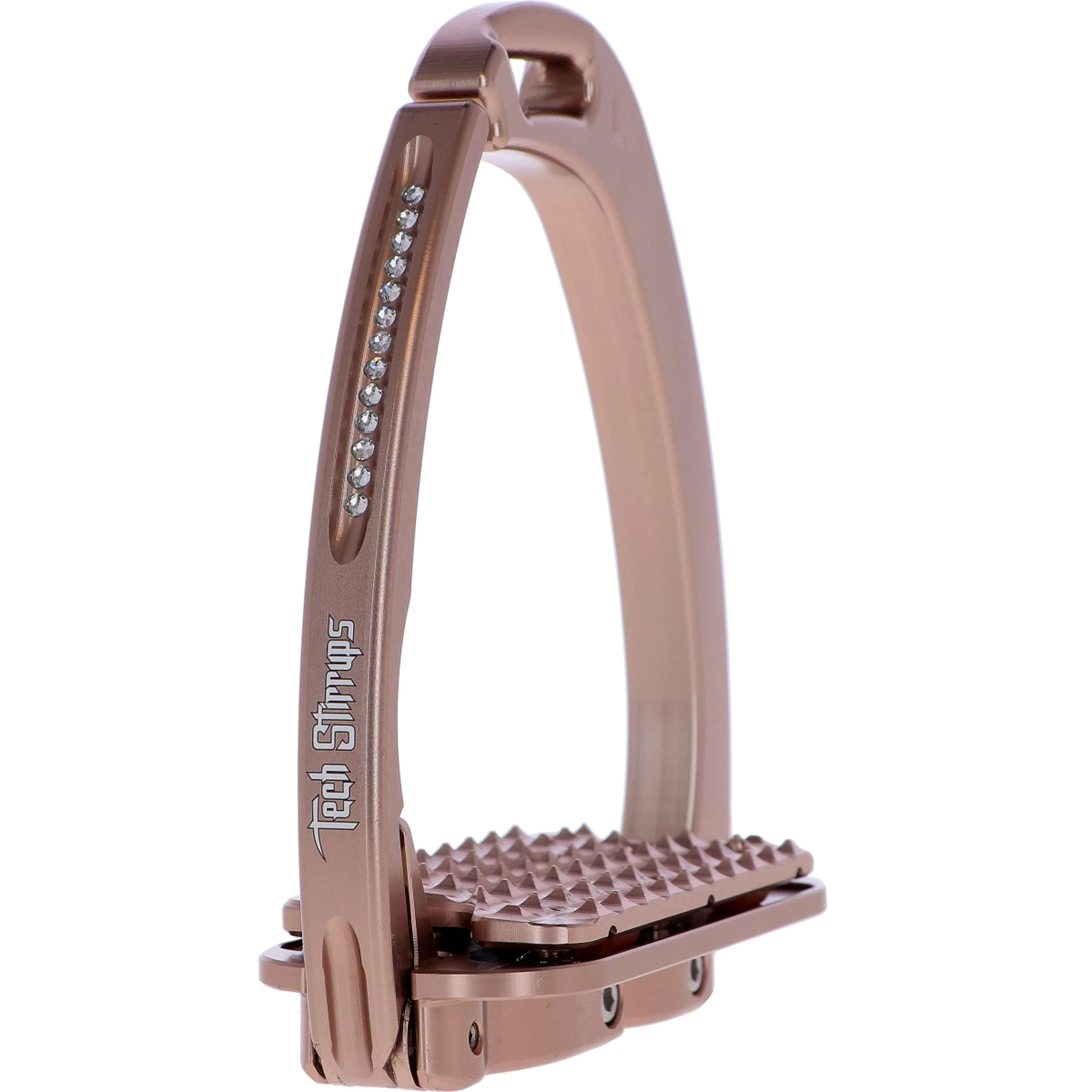 Tech Stirrups Étriers Venice Plus Swarovski Dressage Or rose - Image 3