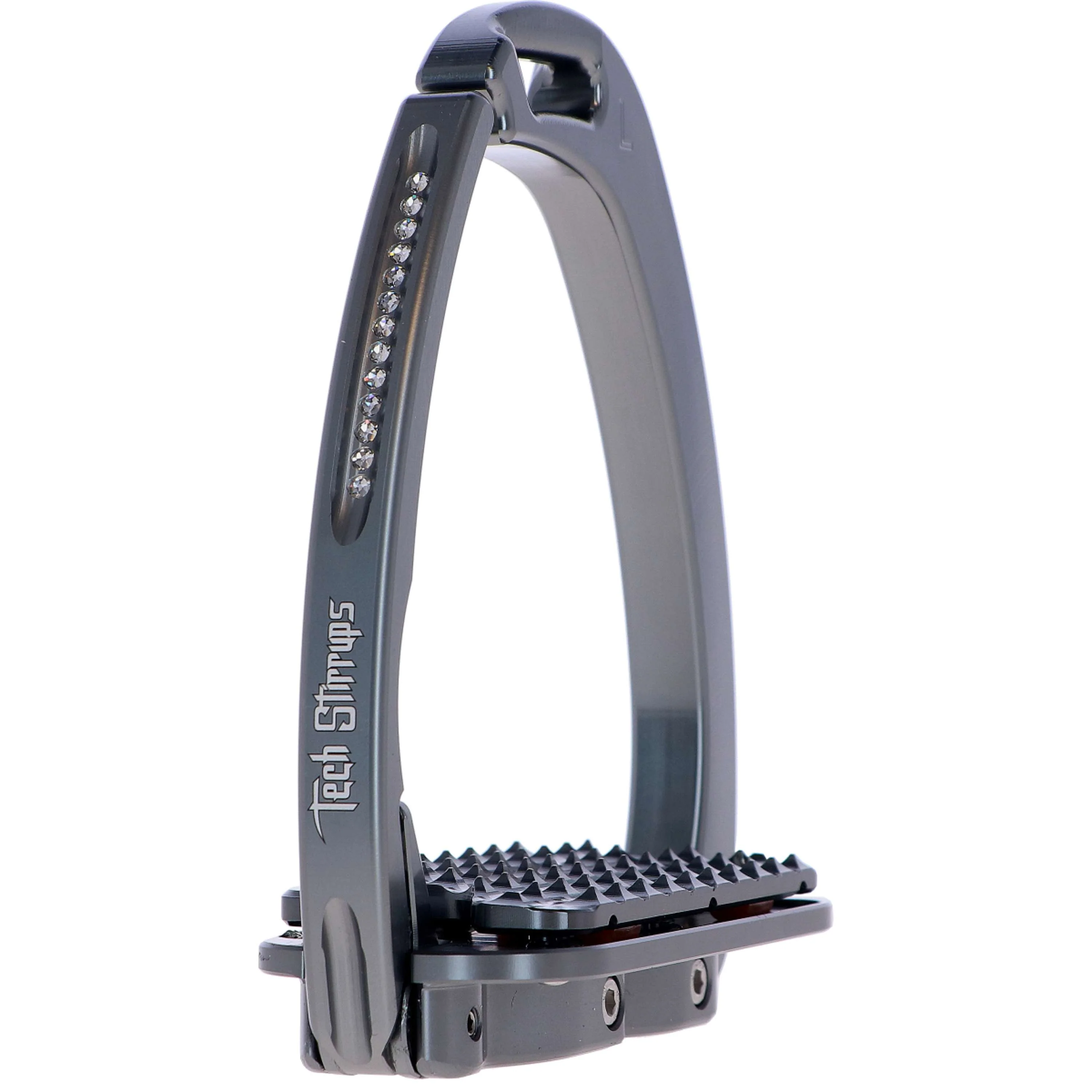 Tech Stirrups Étriers Venice Plus Swarovski Dressage Titane - Image 3