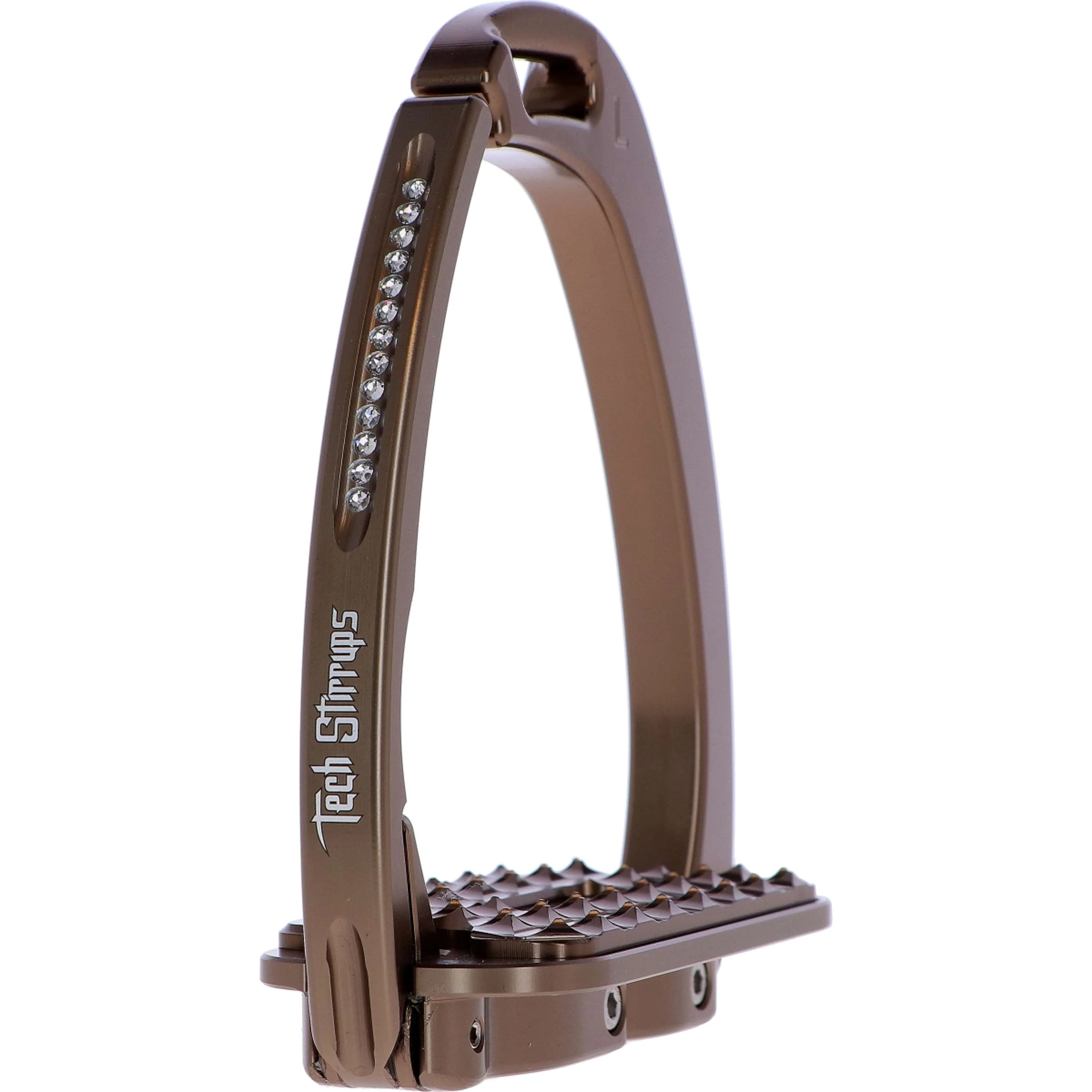 Tech Stirrups Étriers Venice Sloped Evo Swarovski Marron - Image 3