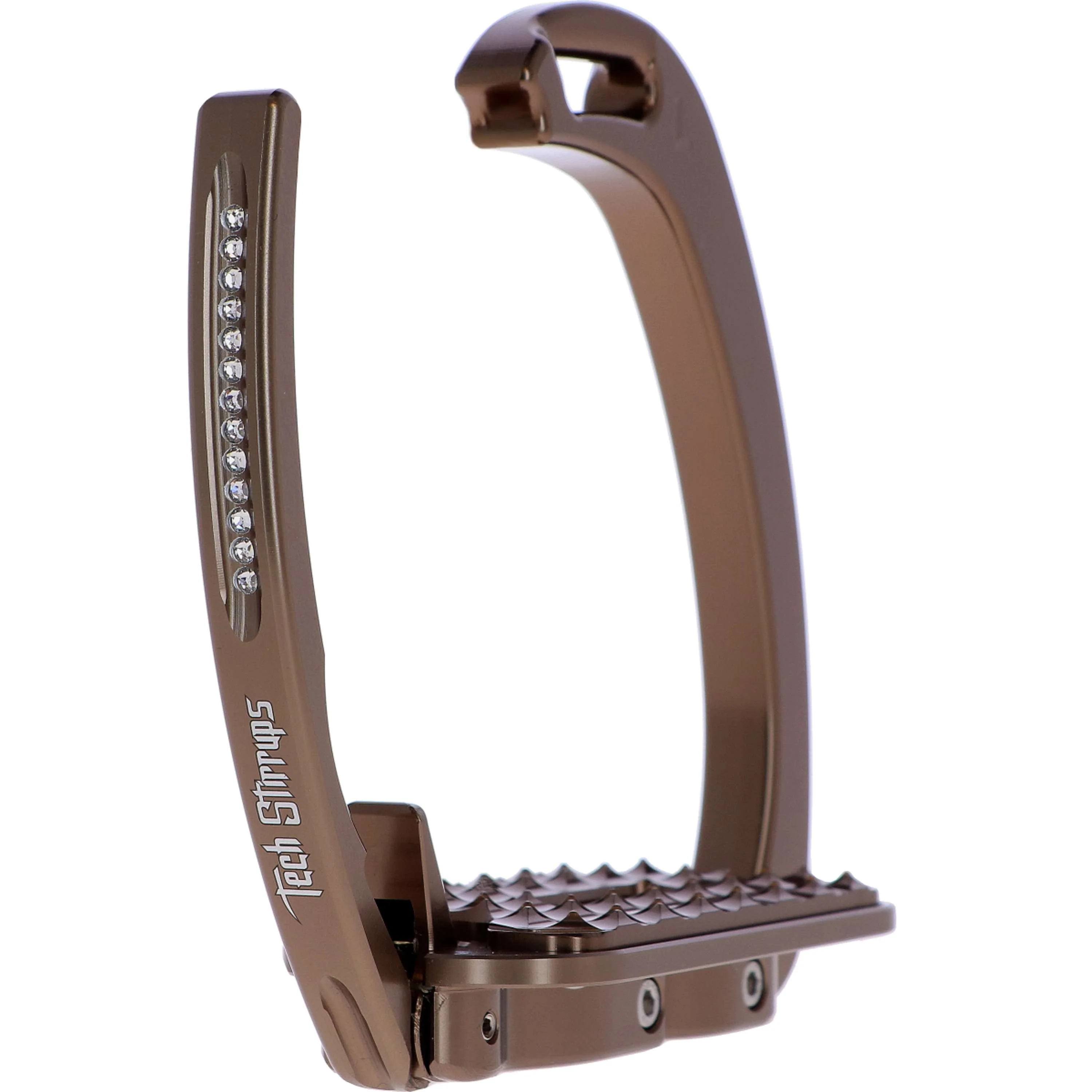 Tech Stirrups Étriers Venice Sloped Evo Swarovski Marron - Image 4