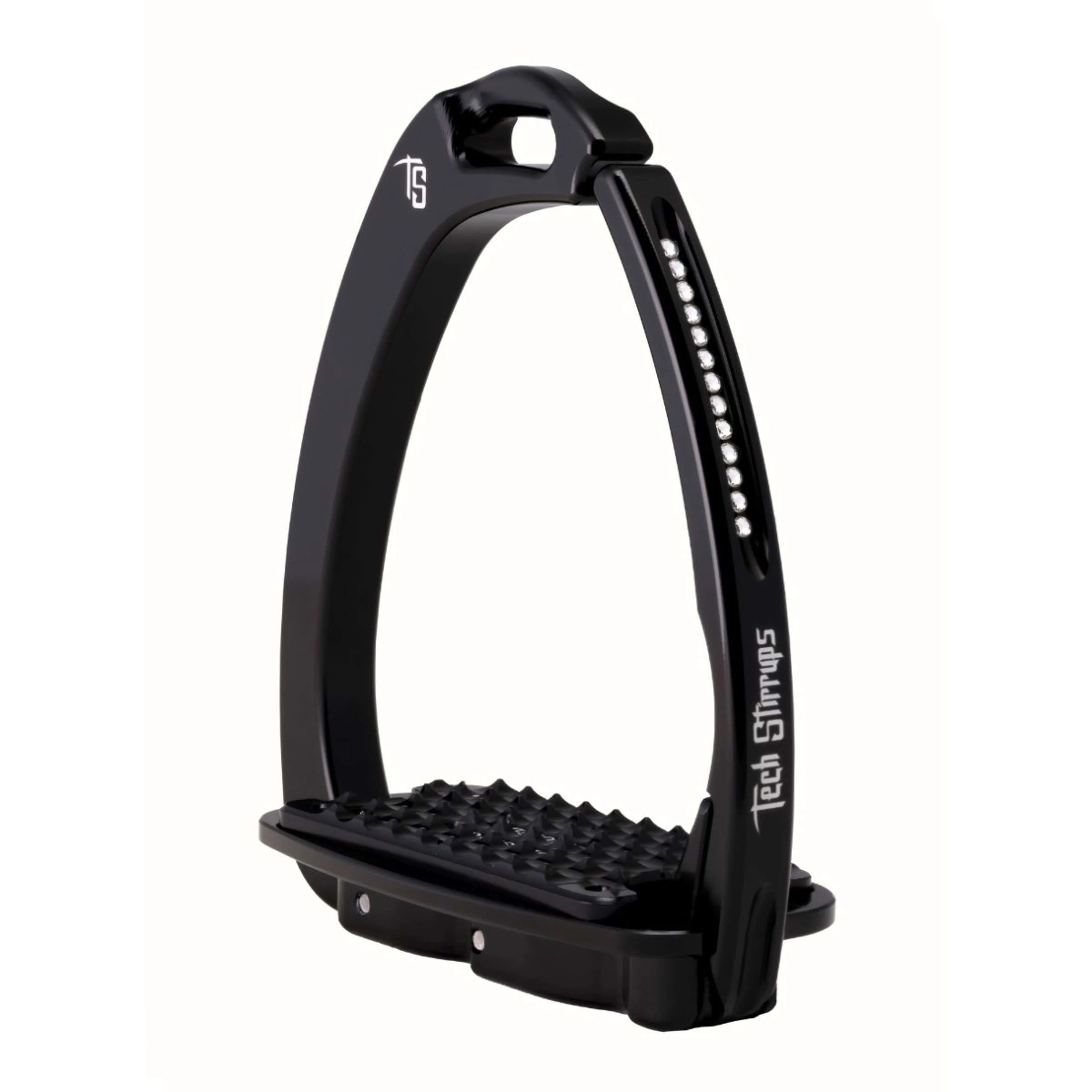 Tech Stirrups Étriers Venice Sloped Evo Swarovski Noir/Noir - Image 10