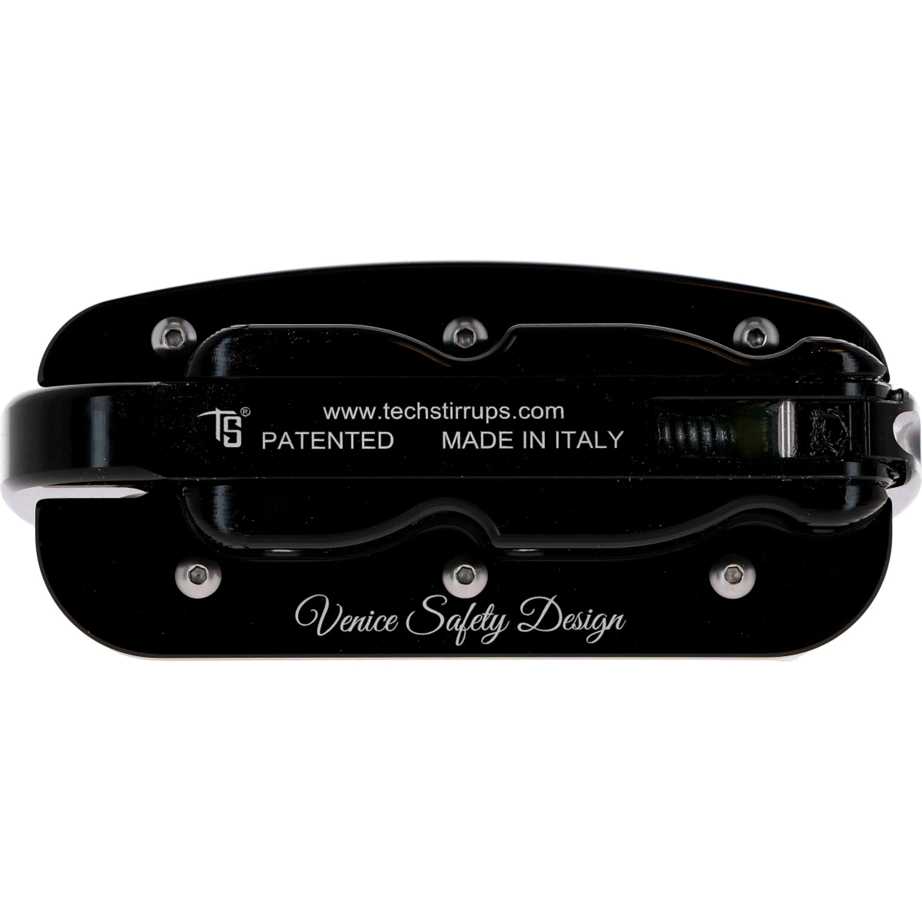 Tech Stirrups Étriers Venice Sloped Evo Swarovski Noir/Noir - Image 8