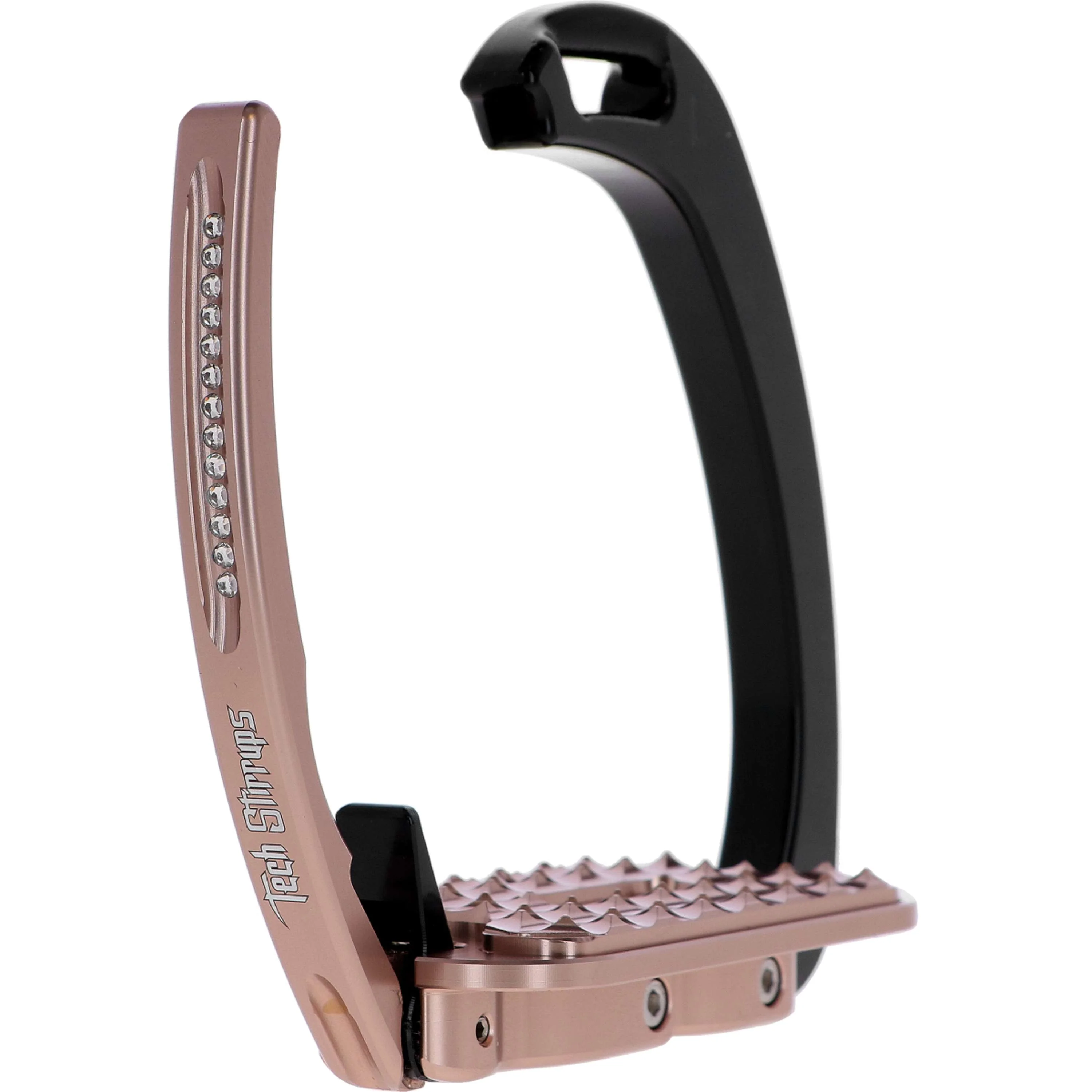 Tech Stirrups Étriers Venice Sloped Evo Swarovski Noir/Or rose - Image 4