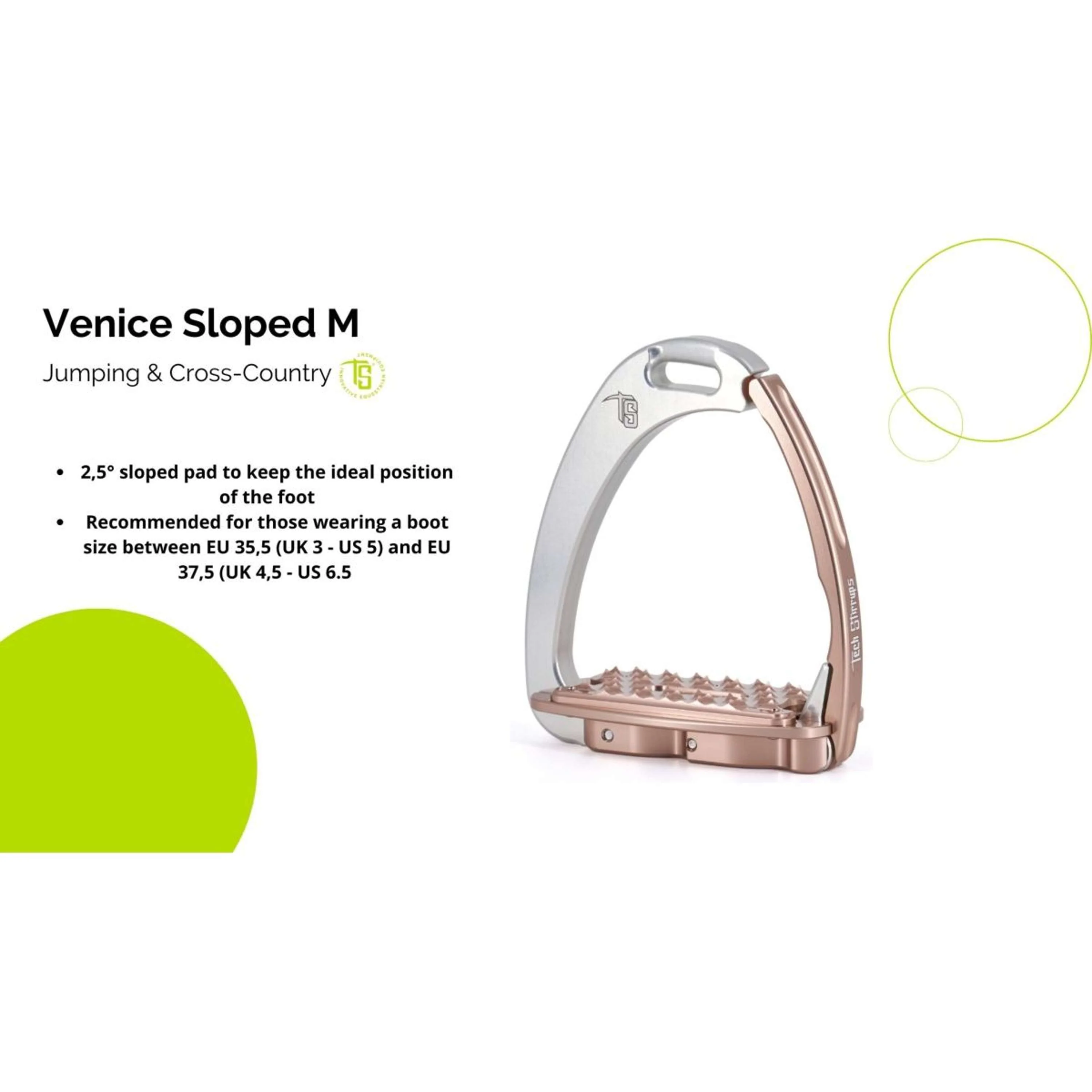 Tech Stirrups Étriers Venice Sloped M Marron - Image 4