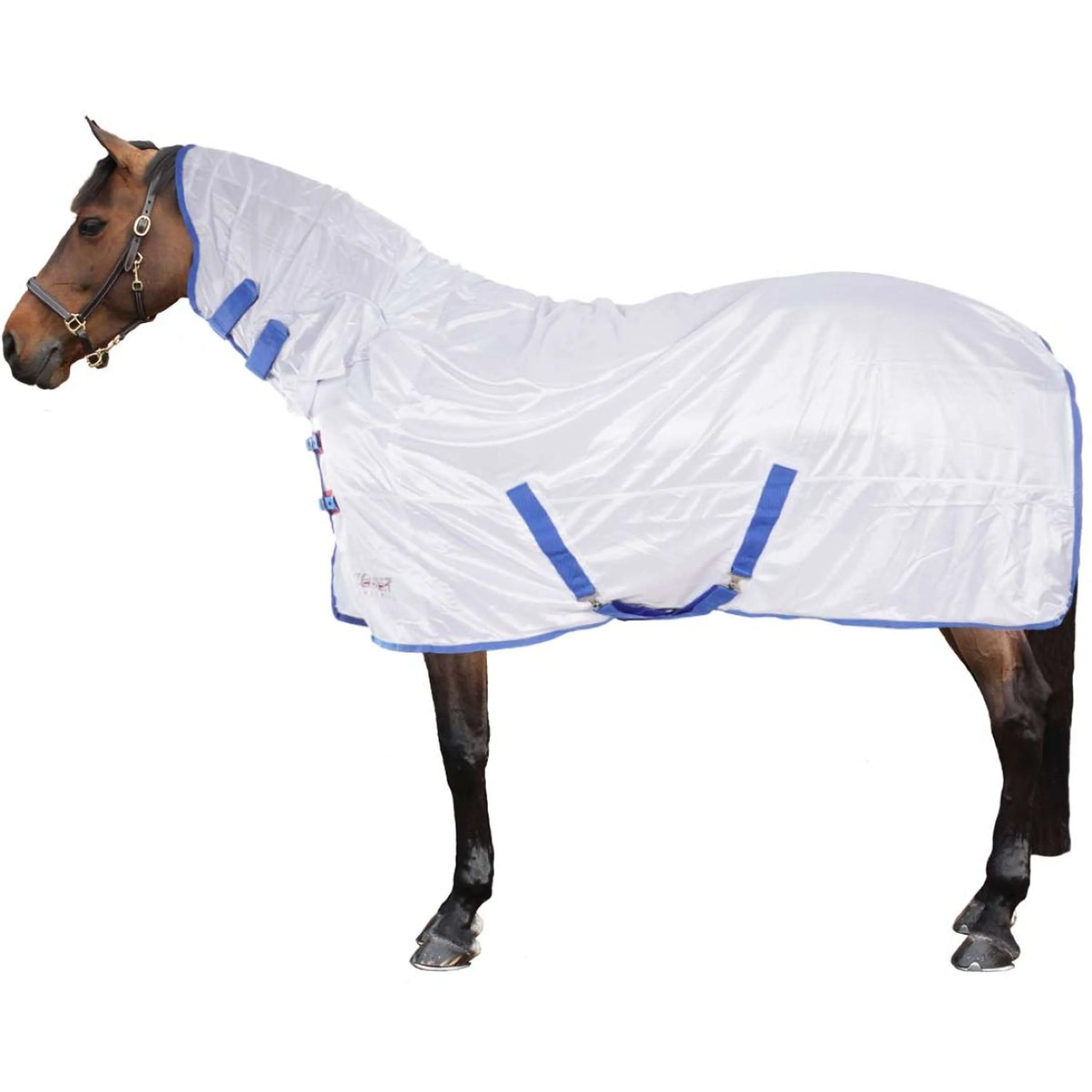 Tempest Original by Shires Couverture Anti-Mouches Fly Combo Blanc - Image 2