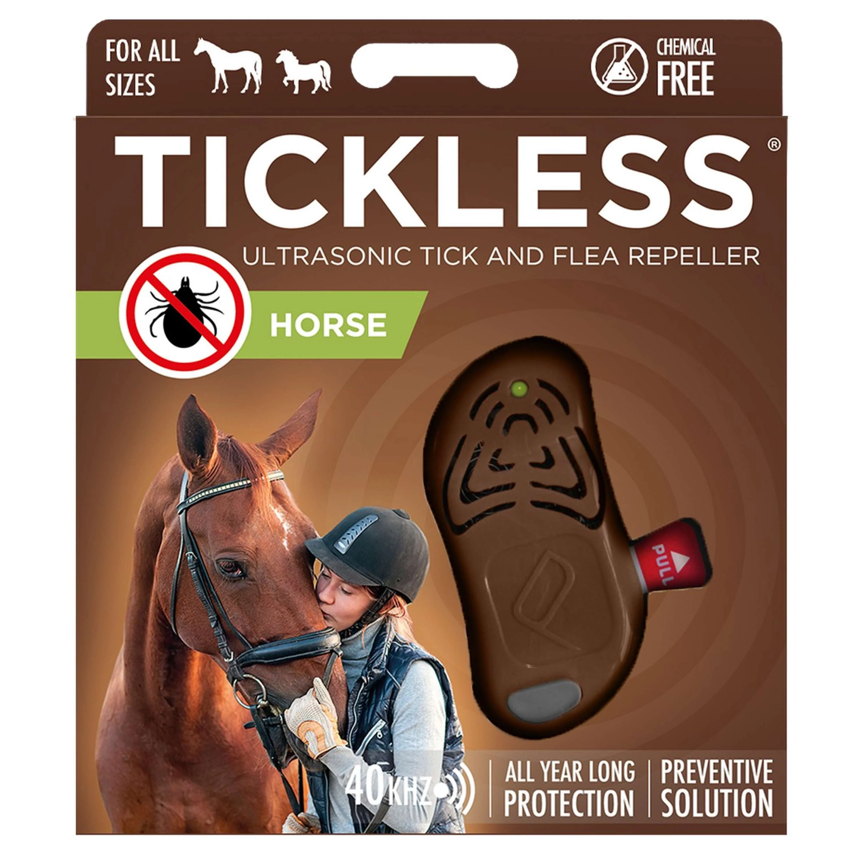 Tickless Anti puces de dessin Cheval Beige - Image 3