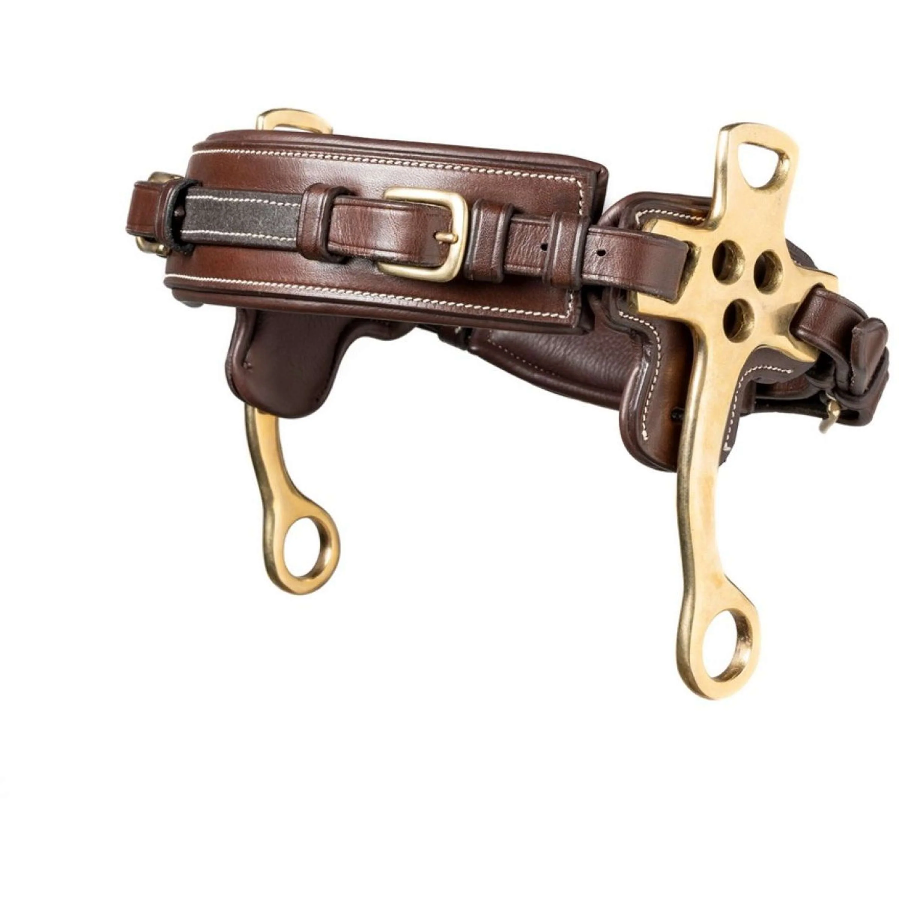 Trust Muserolle Hackamore 16cm Marron/or - Image 2