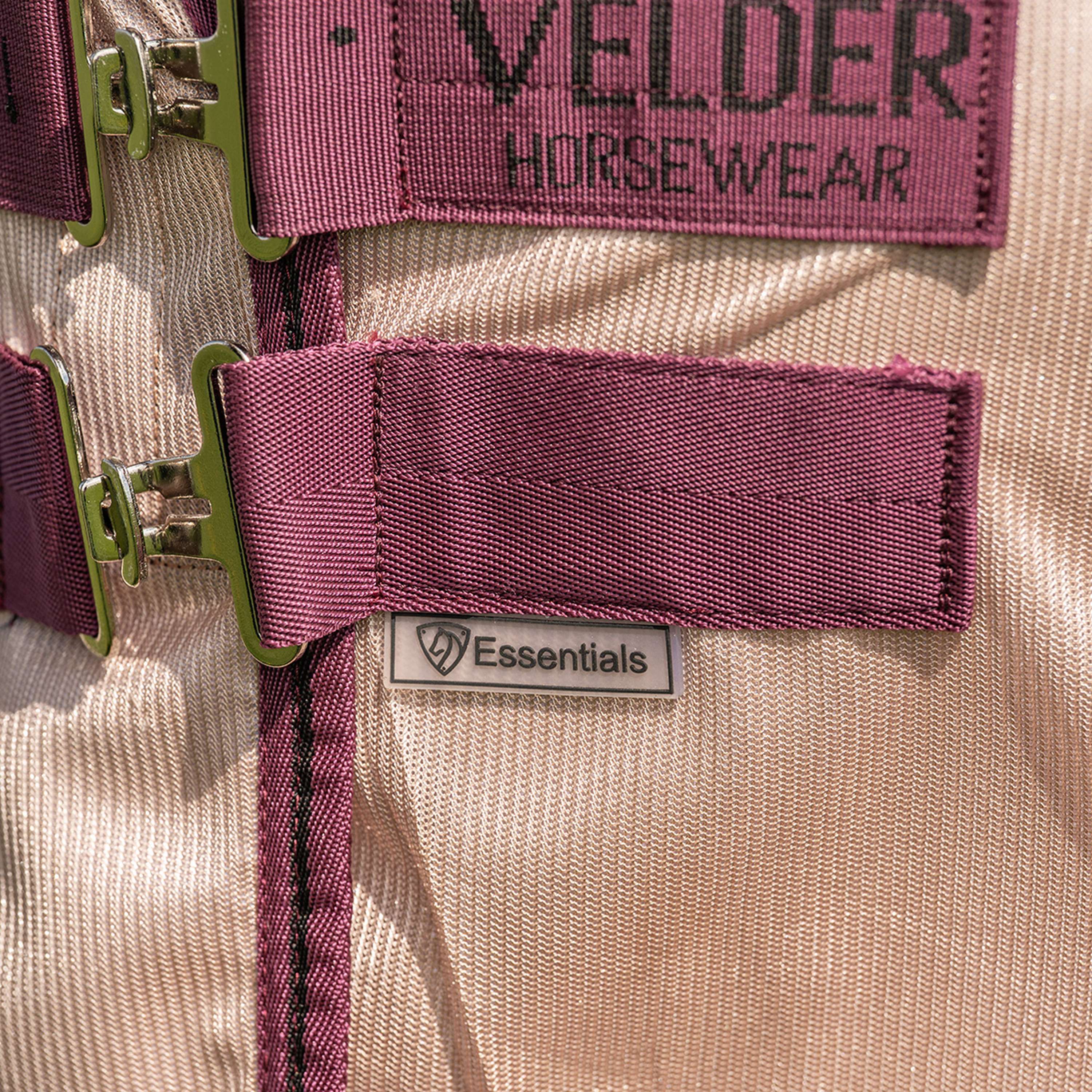 Velder Horsewear Couverture Anti-Mouches Mesh avec Couvre-cou Earth Grey - Image 3