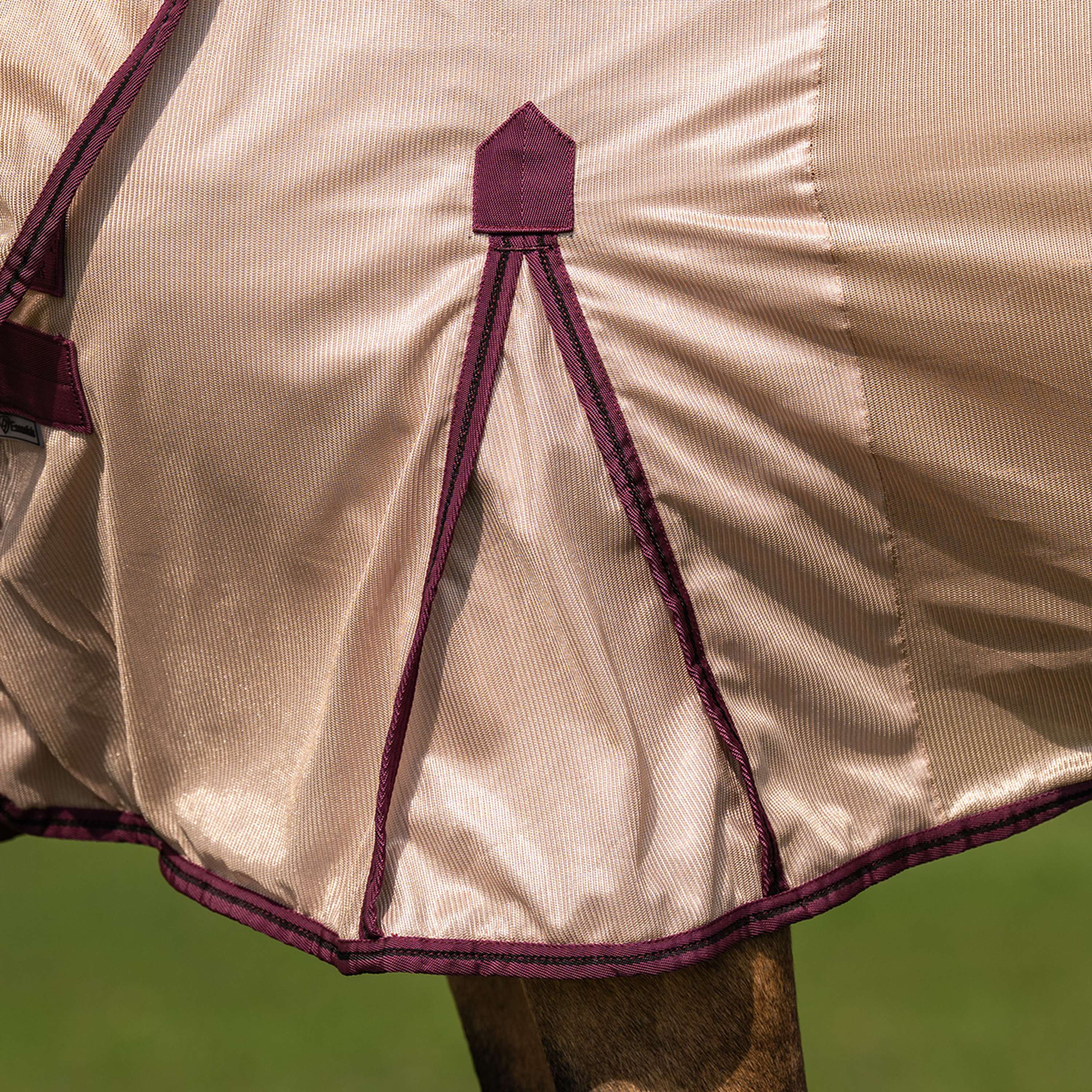 Velder Horsewear Couverture Anti-Mouches Mesh avec Couvre-cou Earth Grey - Image 6