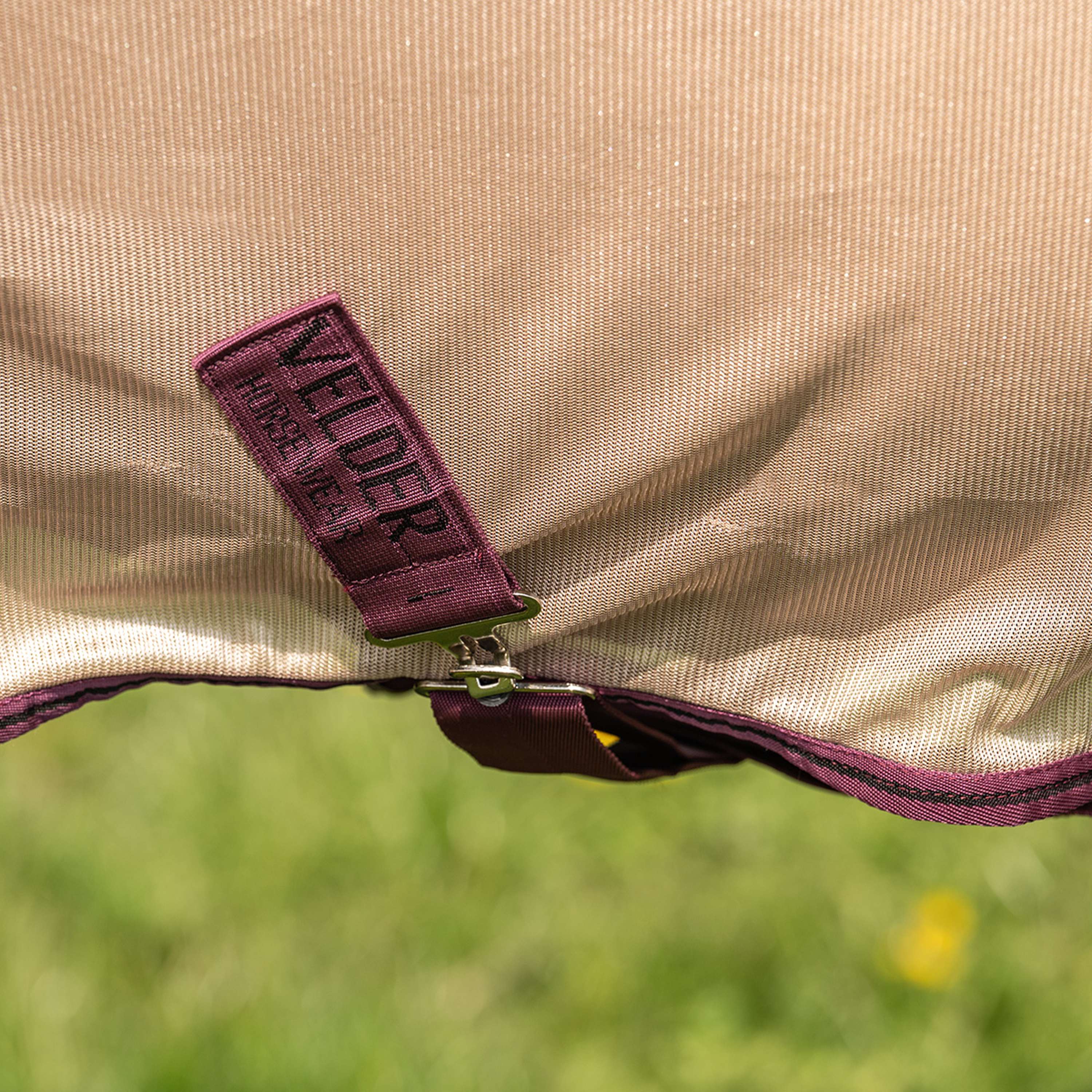 Velder Horsewear Couverture Anti-Mouches Mesh avec Couvre-cou Earth Grey - Image 8