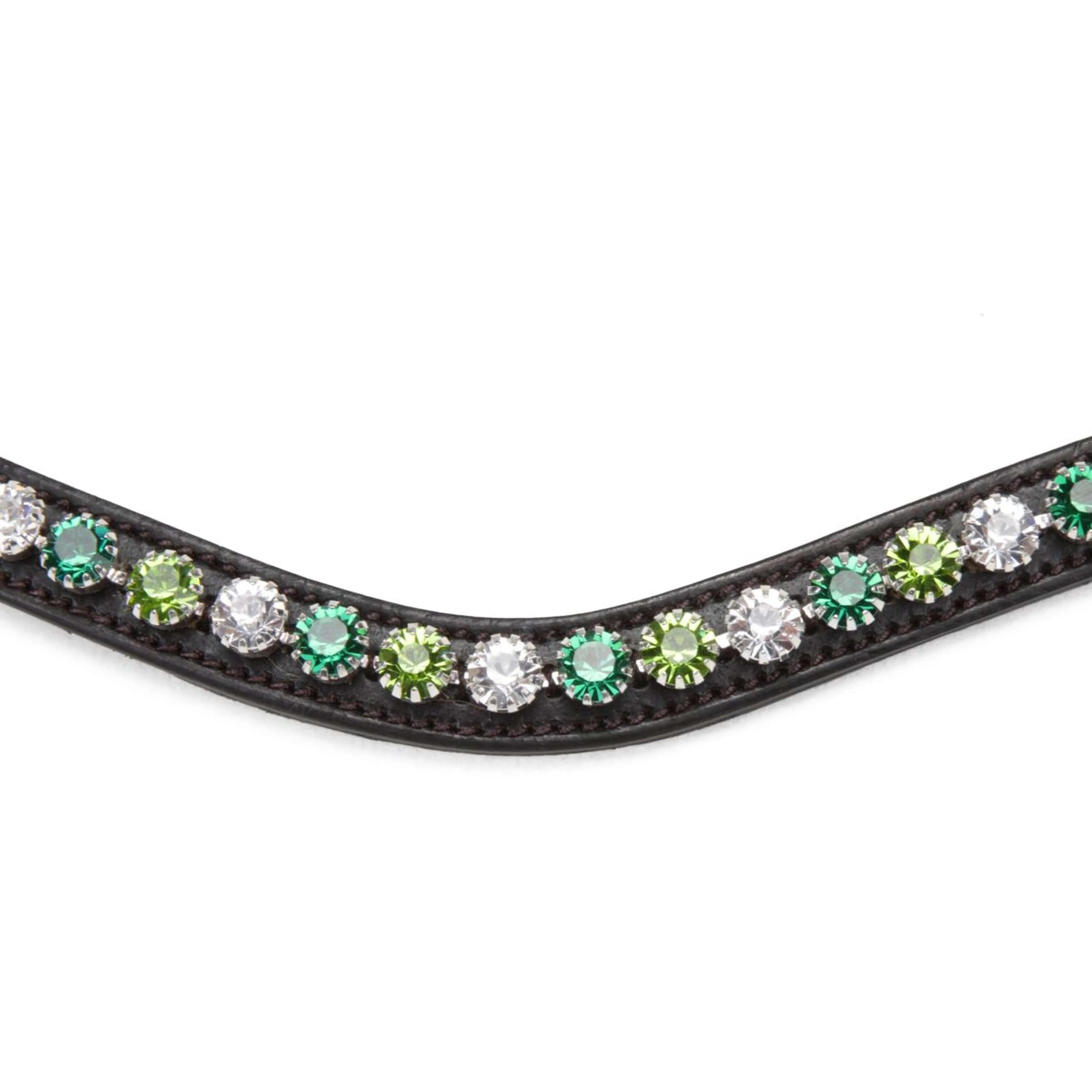 Velociti by Shires Frontal GARA Green Diamante Havane - Image 2