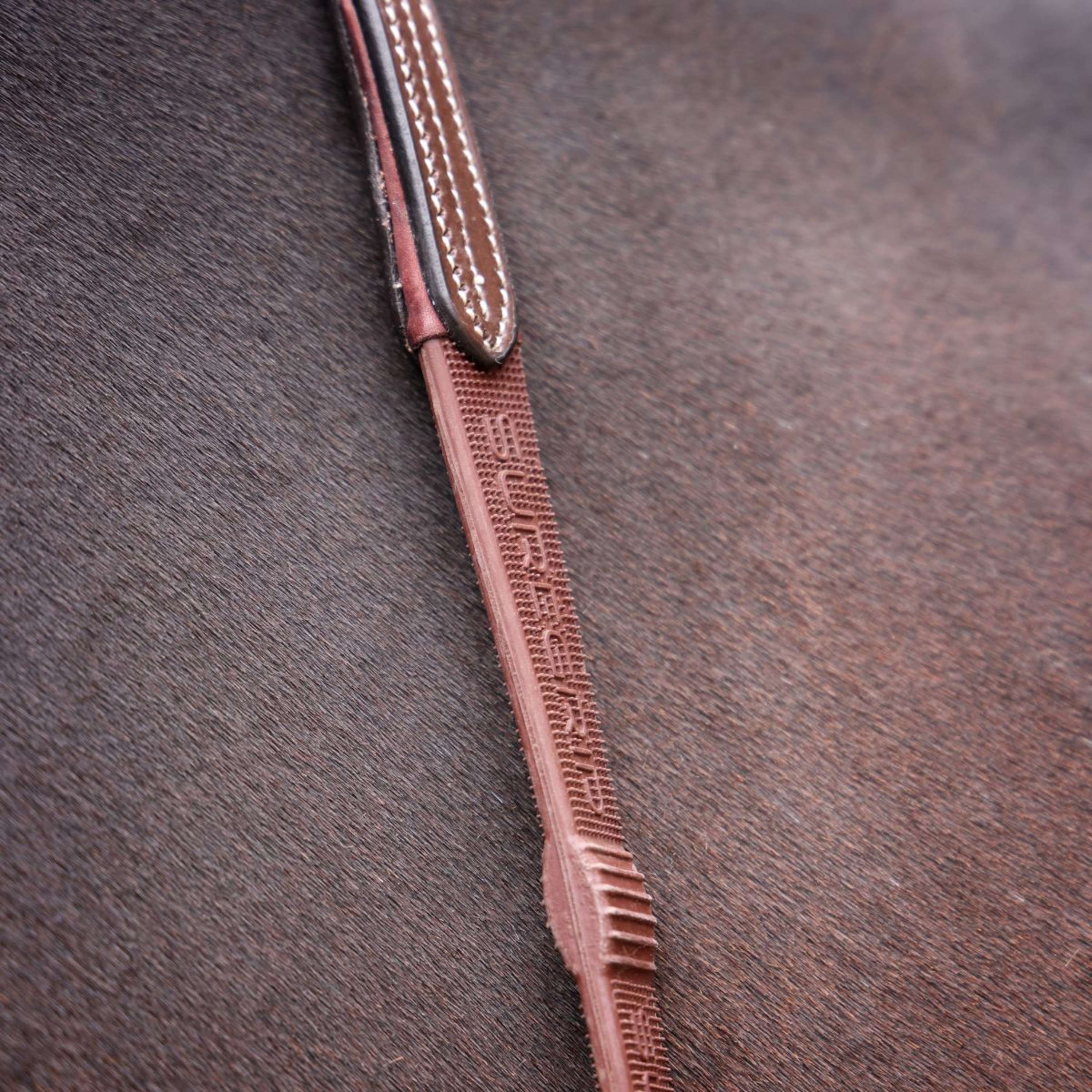 Velociti by Shires Rênes Lusso Elite Pro SureGrip Havane - Image 3