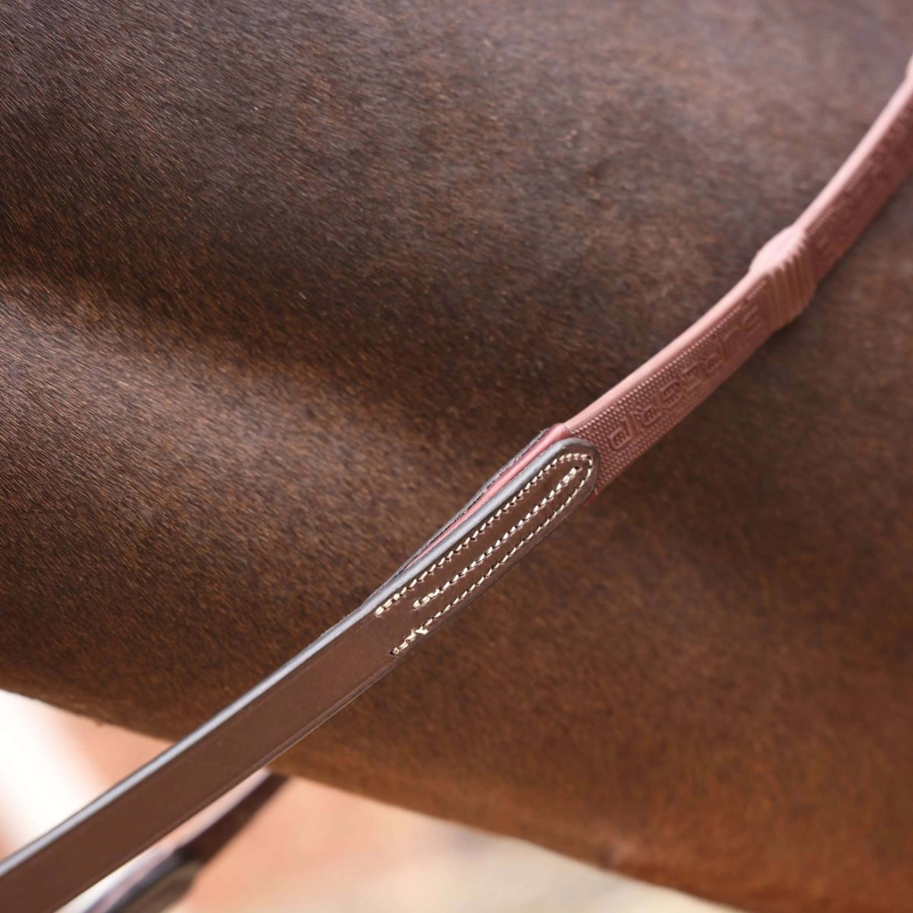Velociti by Shires Rênes Lusso Elite Pro SureGrip Havane - Image 6