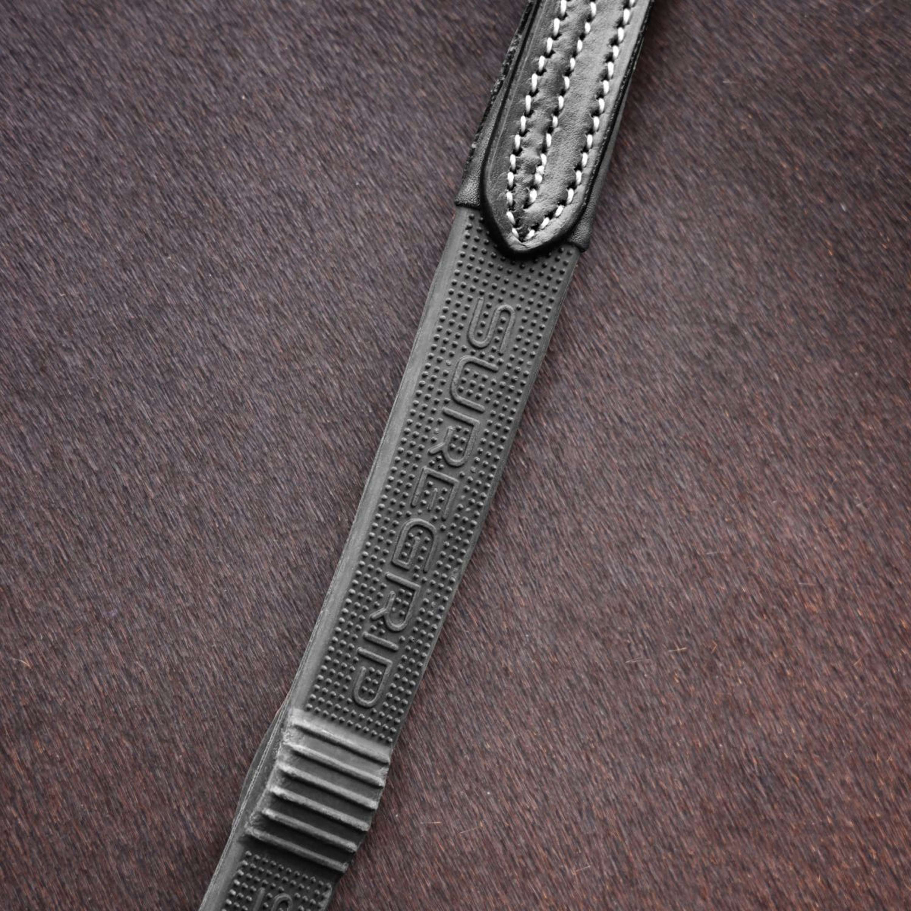Velociti by Shires Rênes Lusso Elite Pro SureGrip Noir - Image 2